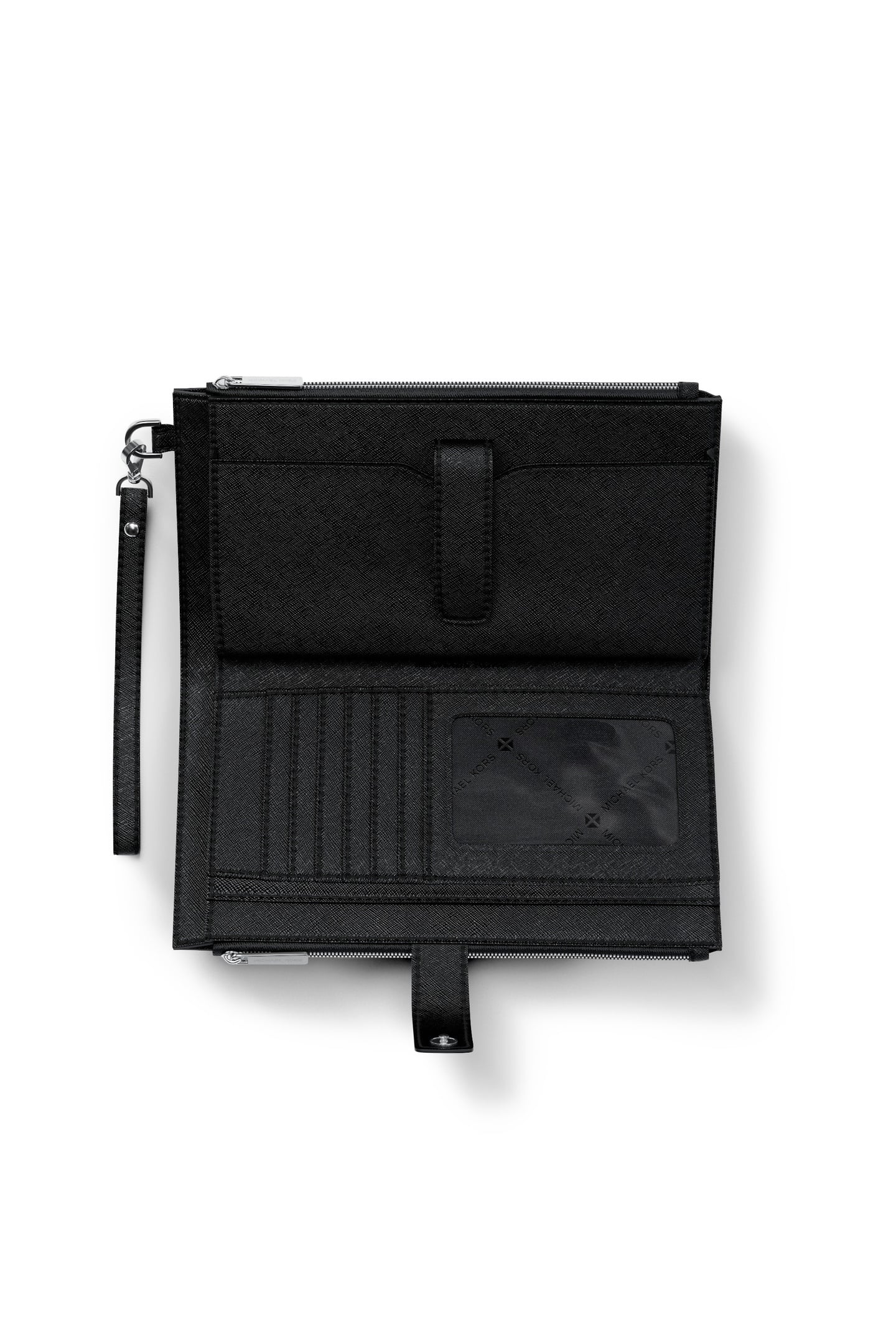 LARGE DOUBLE ZIP WRISTLET BLACK 3
