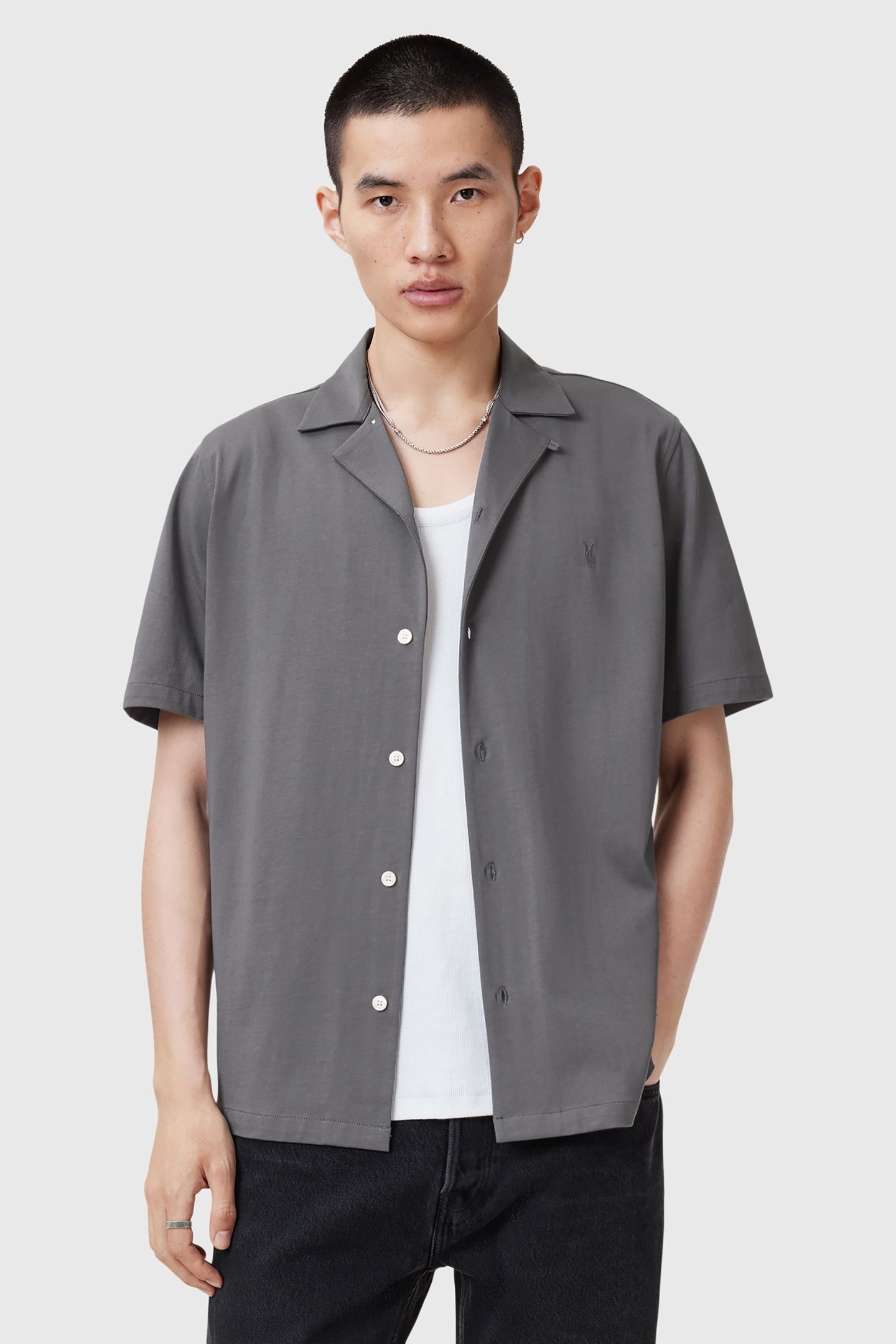 HUDSON SS SHIRT IRON GREY 2