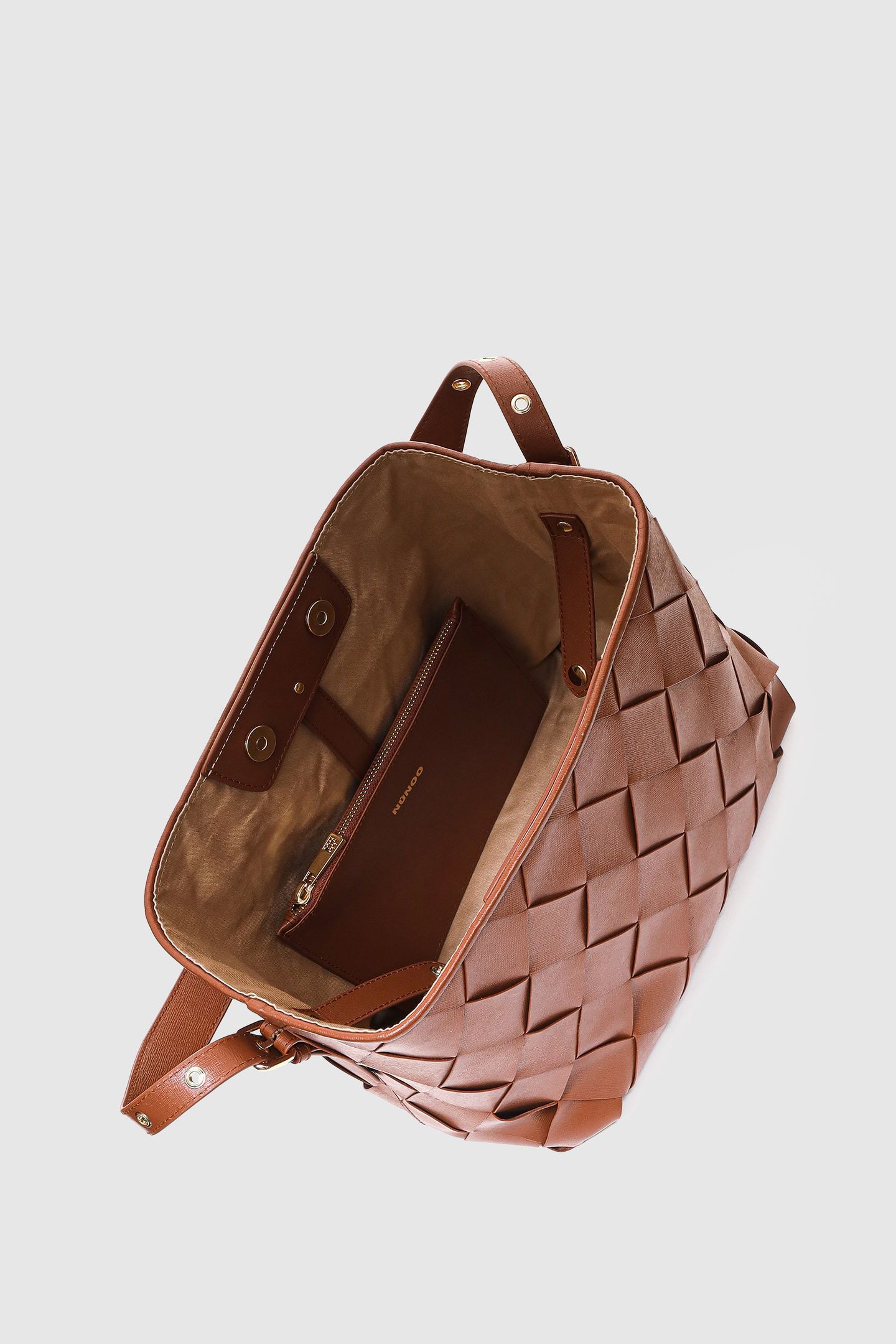 CHIARA BRAIDED FLORENCE BROWN W. GOLD 3