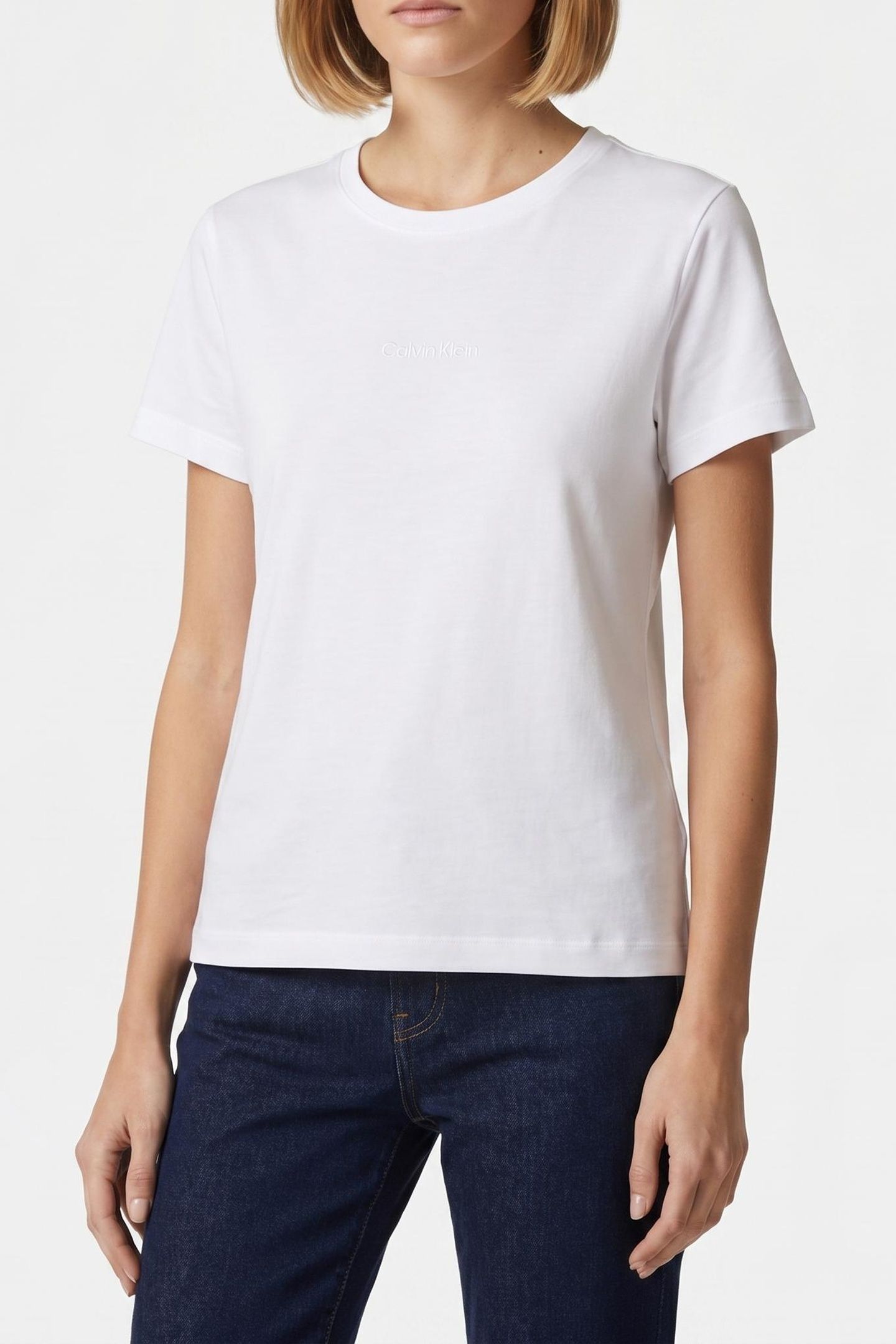 SS SUPIMA FINE INTERLOCK TEE BRILLIANT WHITE 1