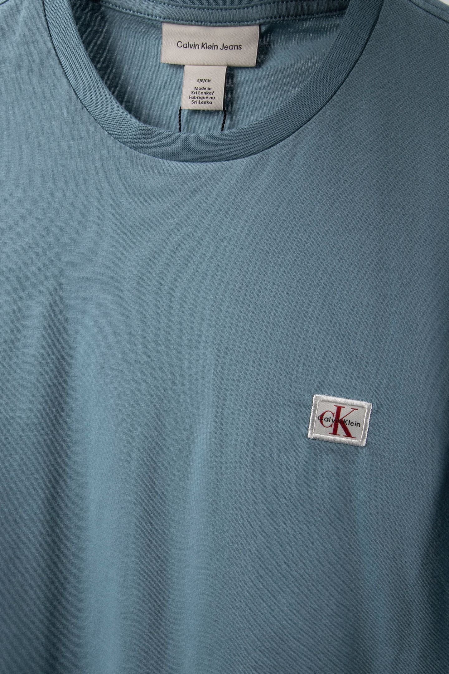 SS BADGE 30S JERSEY T-SHIRT SMOKE BLUE 5