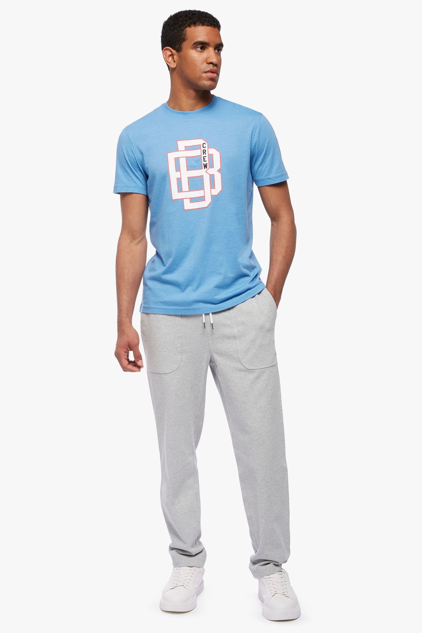 BROOKS BROTHERS GRAPHIC T-SHIRT OPEN BLUE 2