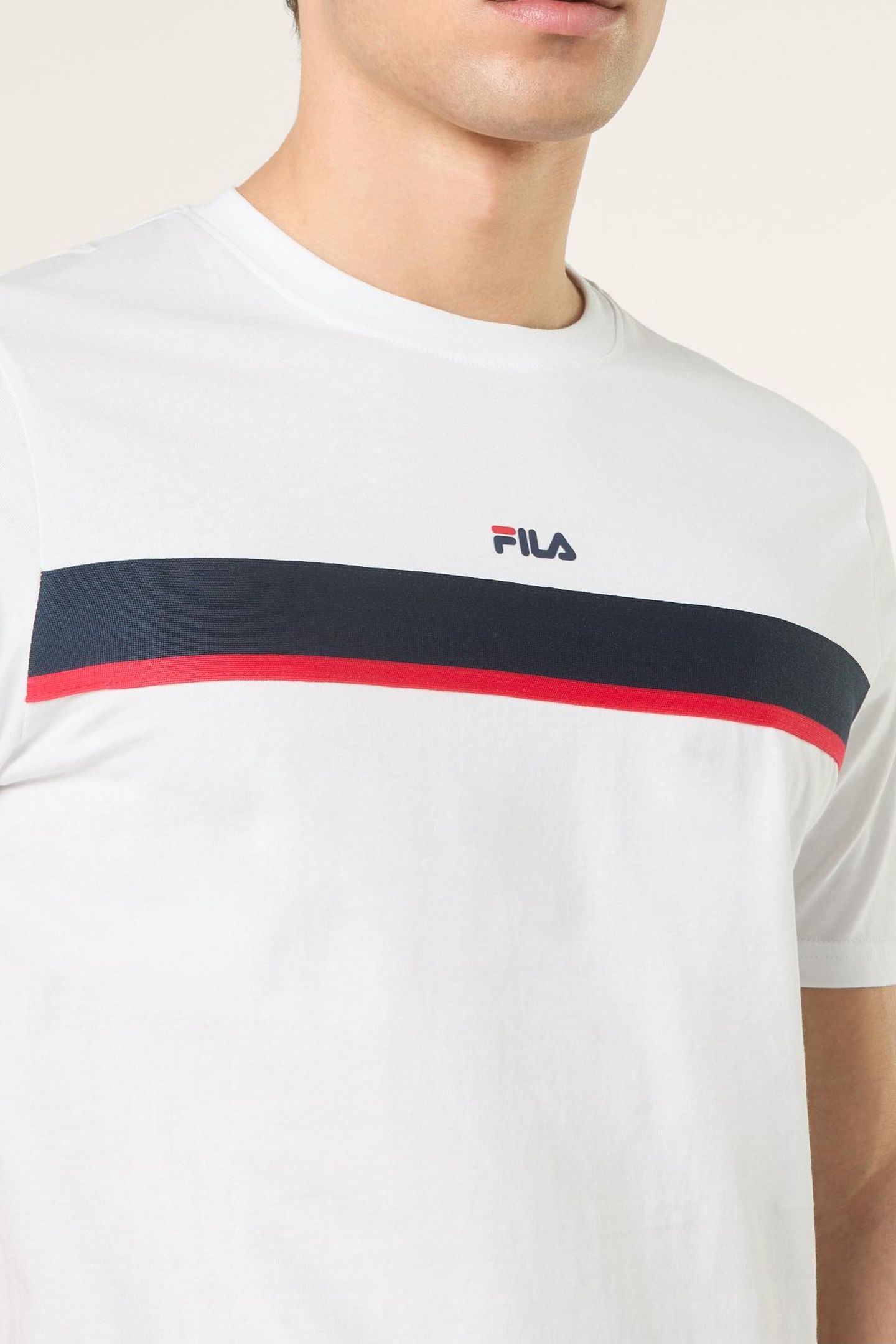 SAGANO REGULAR TAPED T-SHIRT BRIGHT WHITE 4