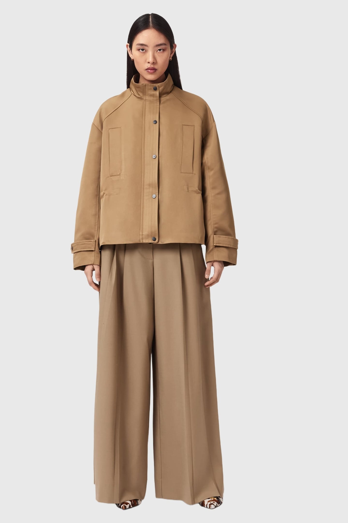 LUELLAH JACKET GREIGE BROWN 1