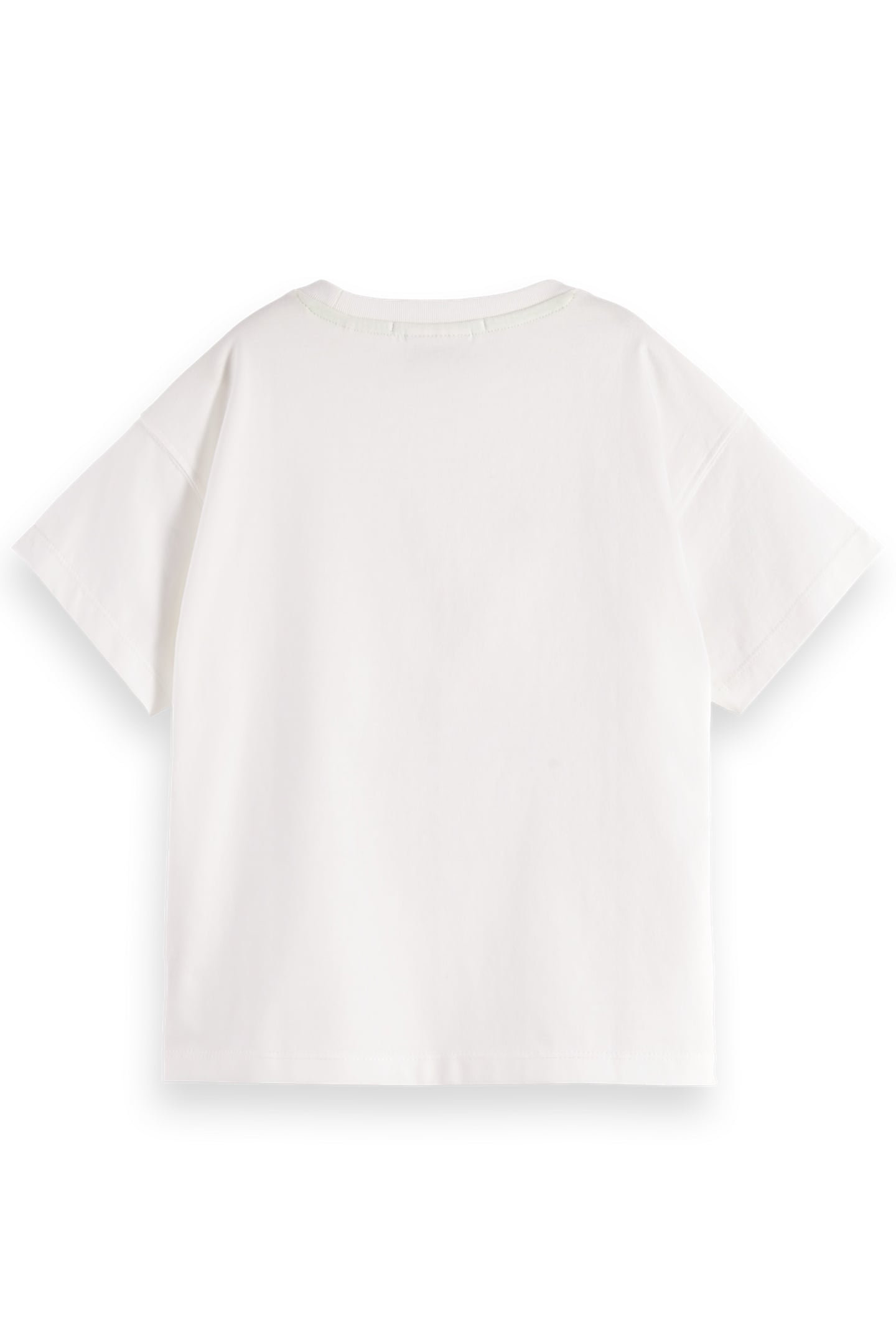 GIRL LOOSE-FIT CROPPED ARTWORK T-SHIRT BRIGHT WHITE 2