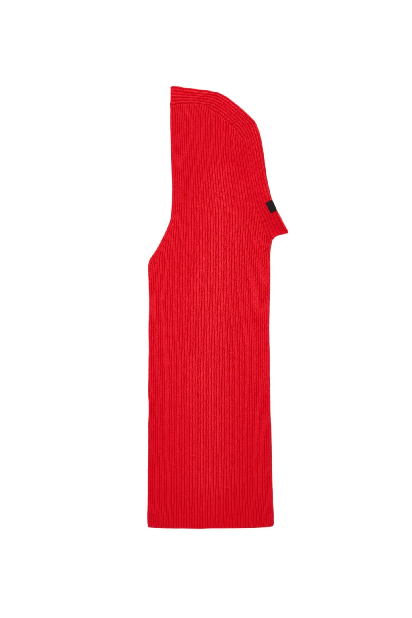 WREN HOODED SCARF CRIMSON RED 2