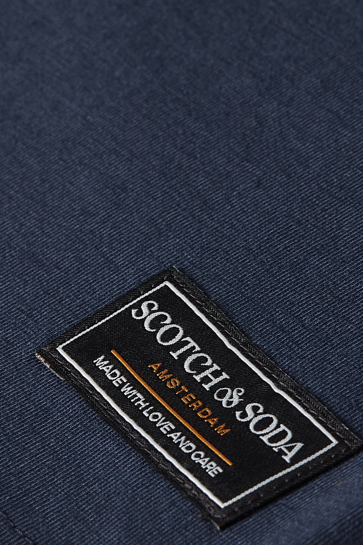 CORE RAW-EDGED RELAXED-FIT GARMENT-DYED T-SHIRT SKY CAPTAIN 7