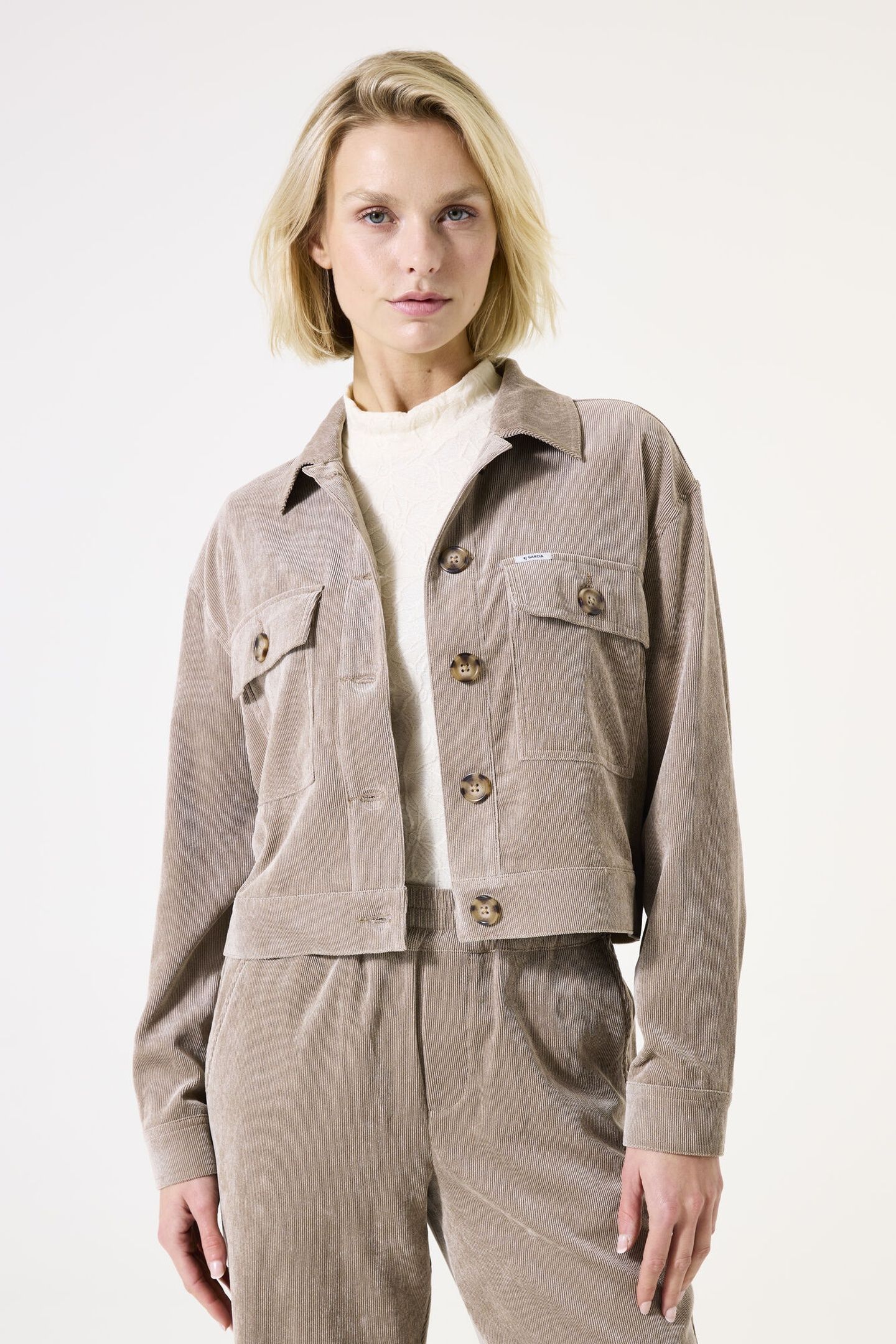 LADIES JACKET TAUPE 1