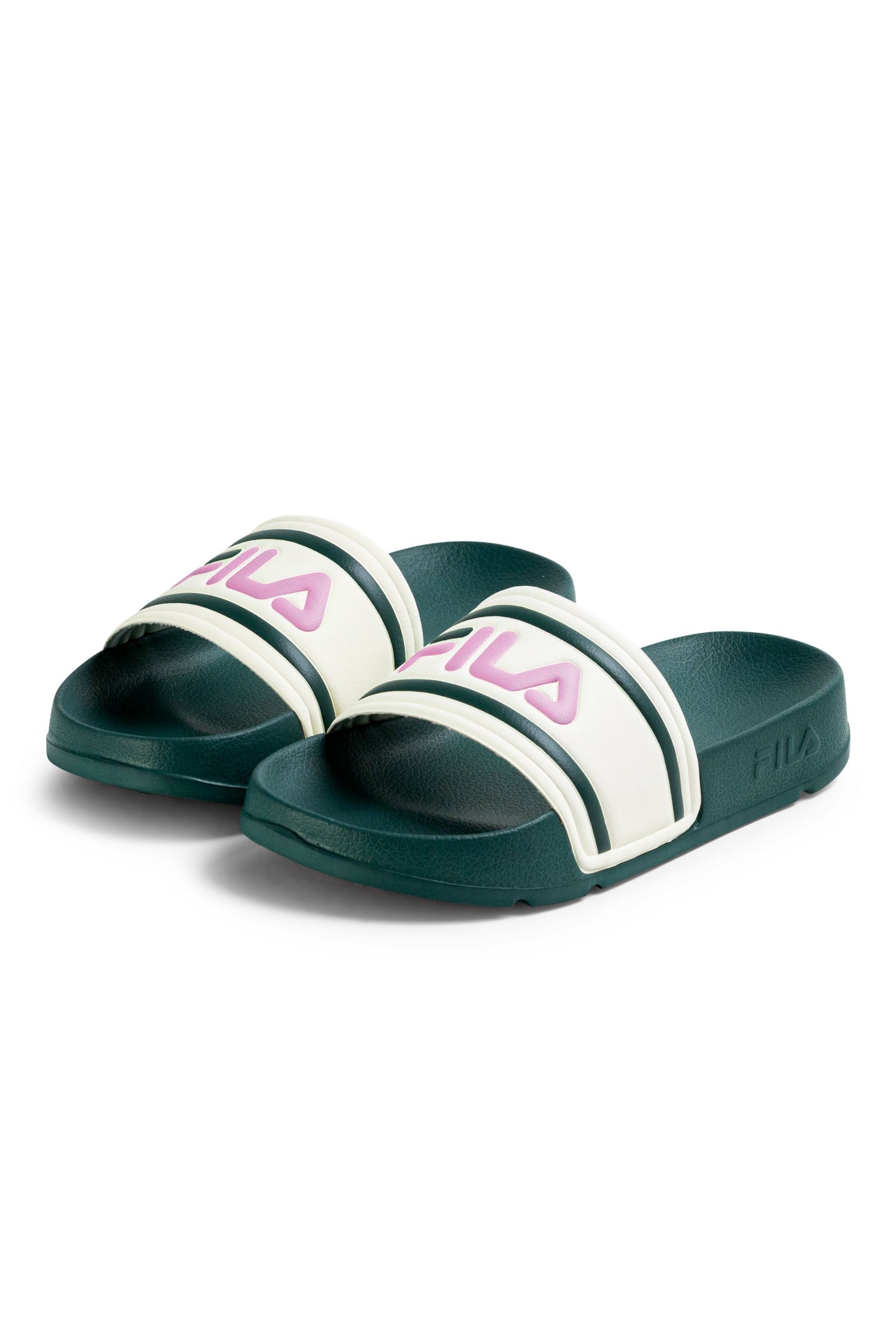 MORRO BAY SLIPPER TEENS POSY GREEN-PRISM PINK 2