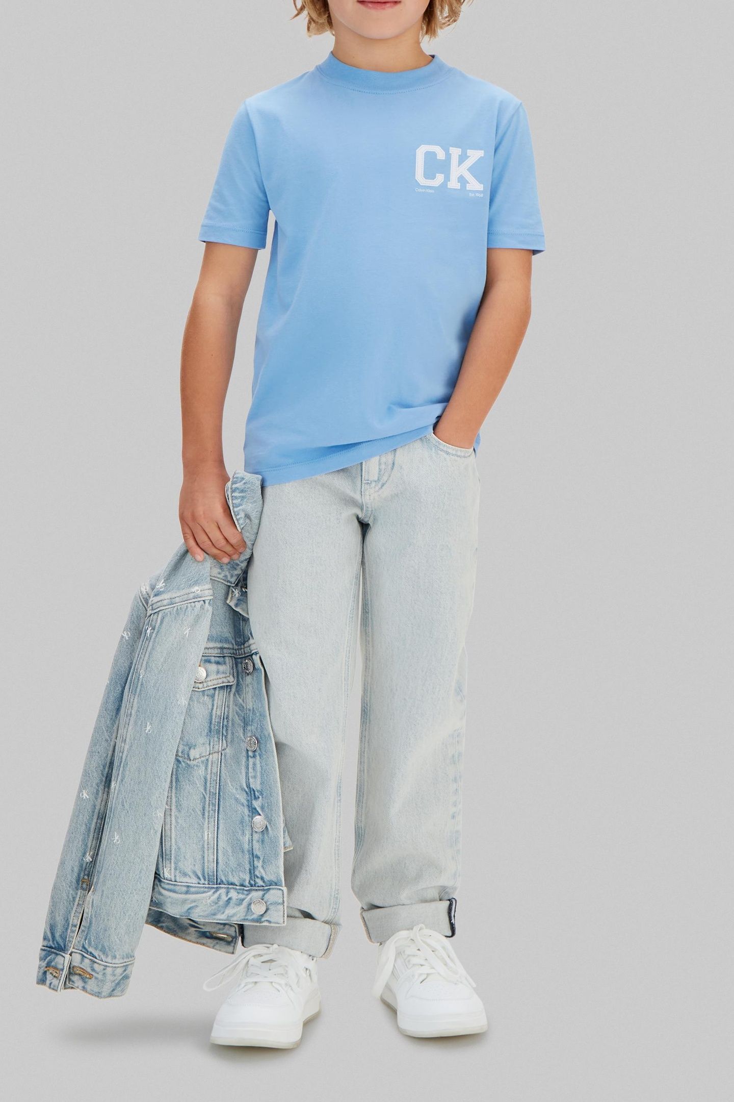 BOYS CHEST LOGO SS T-SHIRT PROVENCE 1