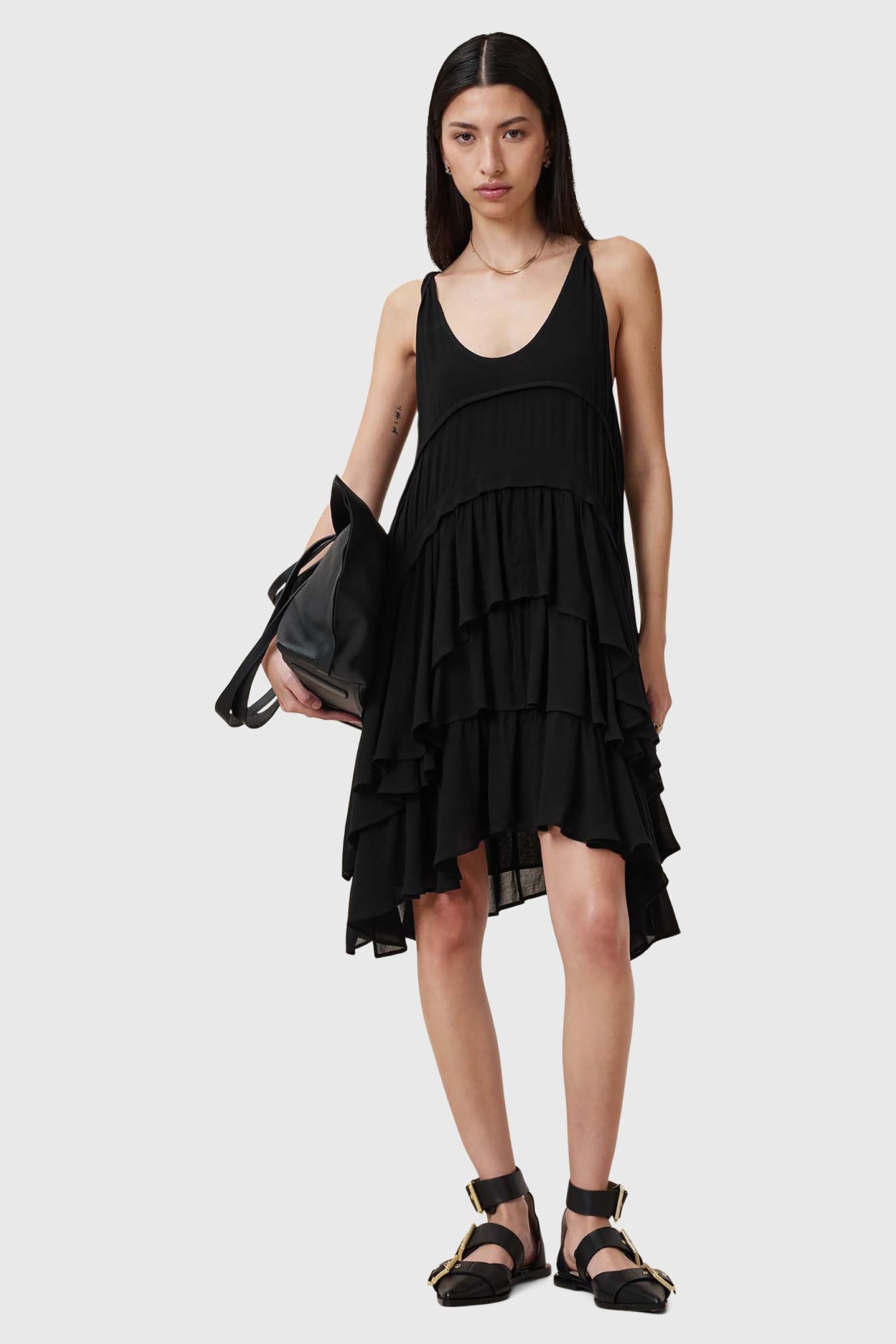CAVARLY MINI DRESS BLACK 2