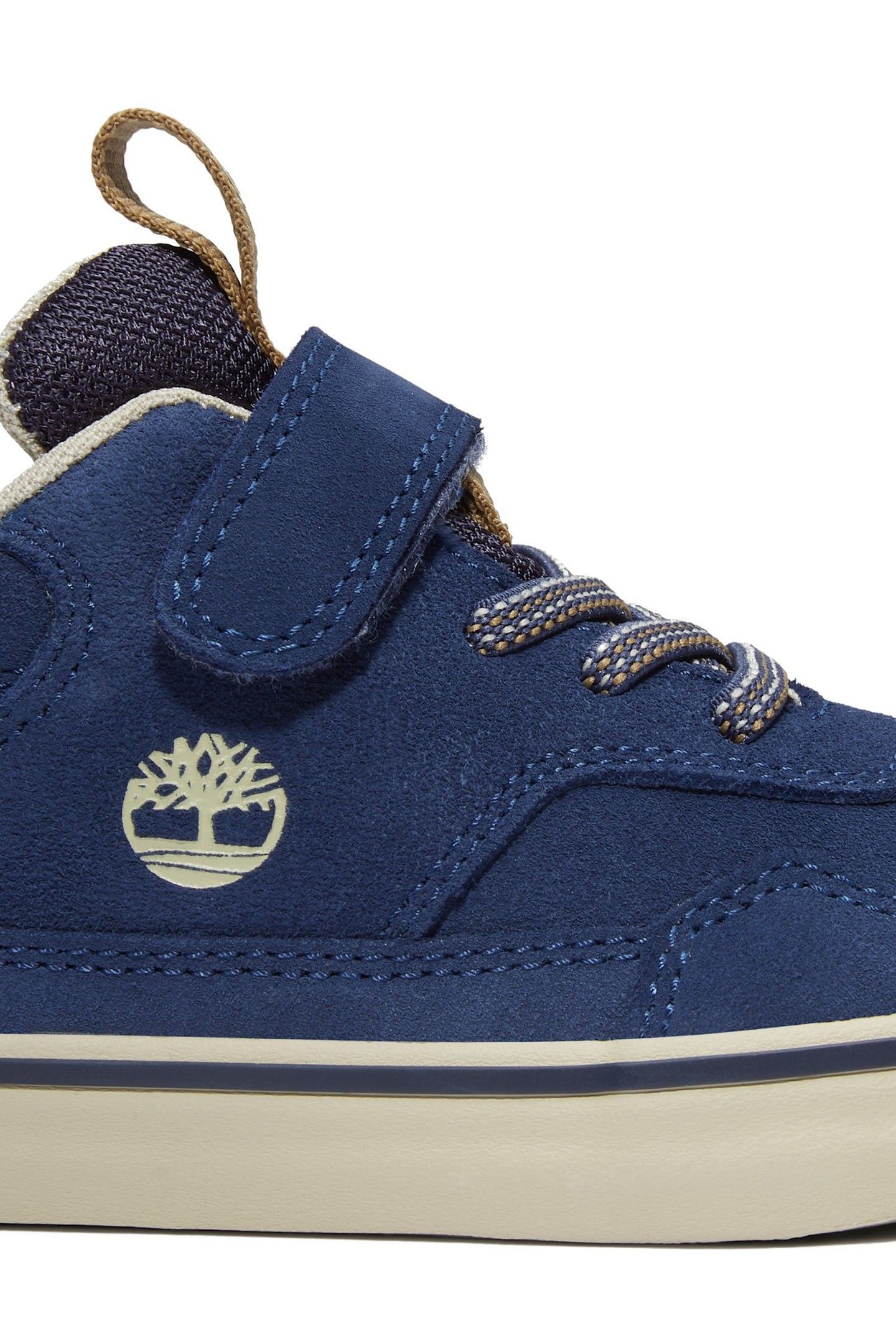 STONE JUMP LOW HOOK & LOOP SNEAKER DARK BLUE SUEDE 5