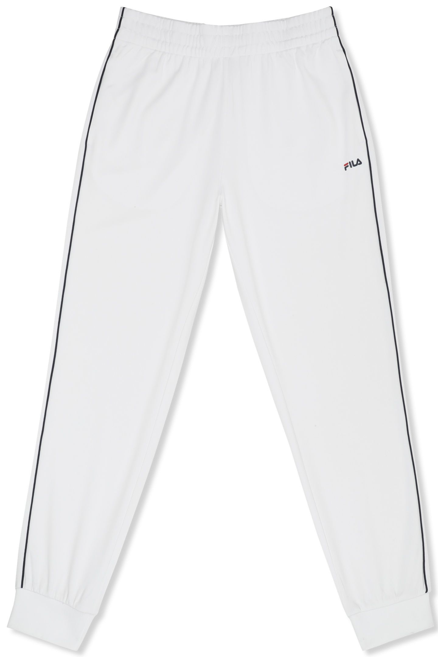SAGANO REGULAR TRACK PANTS BRIGHT WHITE-BLACK IRIS 4