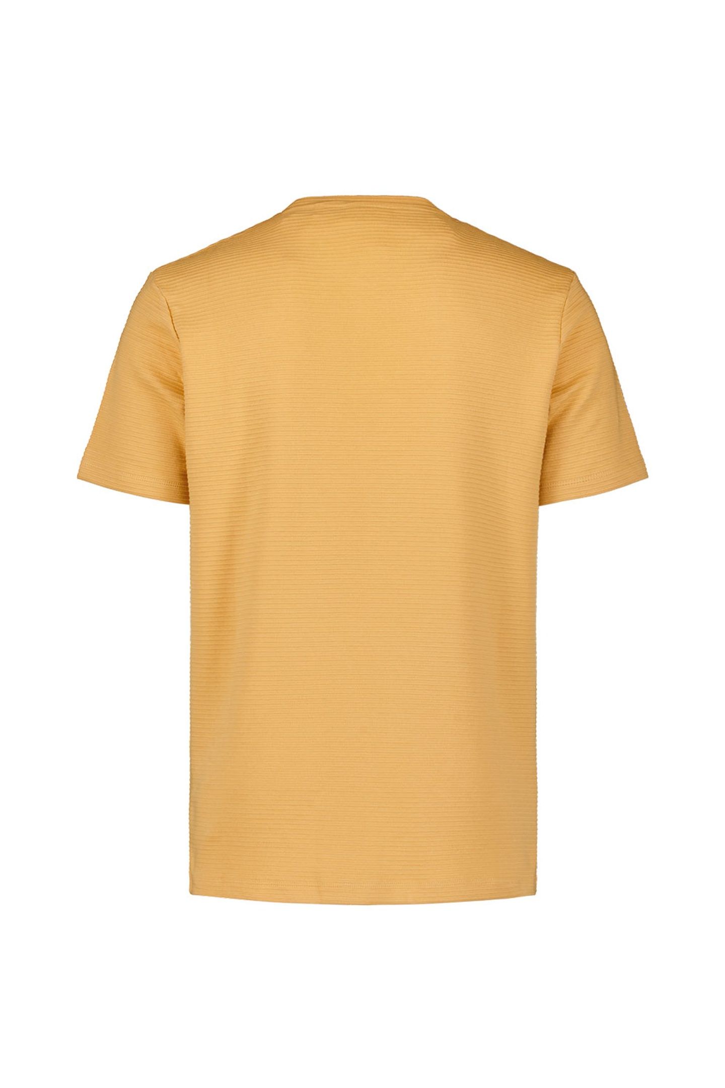 T-SHIRT CREWNECK SOLID RELIEF JACQUARD YELLOW 2