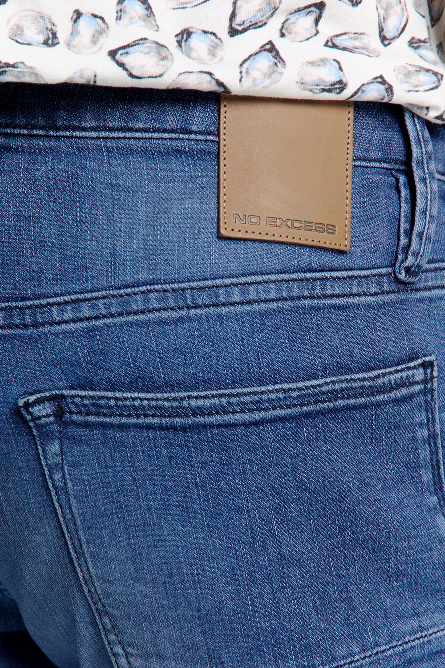 SHORT DENIM STRETCH STONE USED DENIM 7