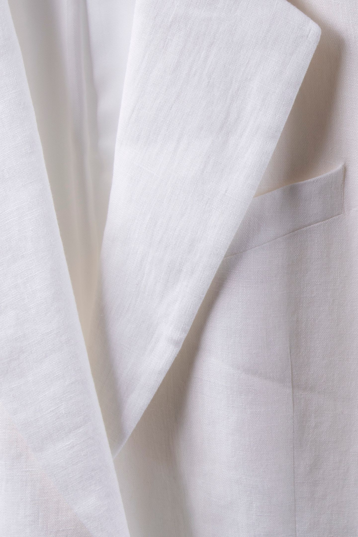 IRISH LINEN SINGLE-BREASTED BLAZER WHITE 7