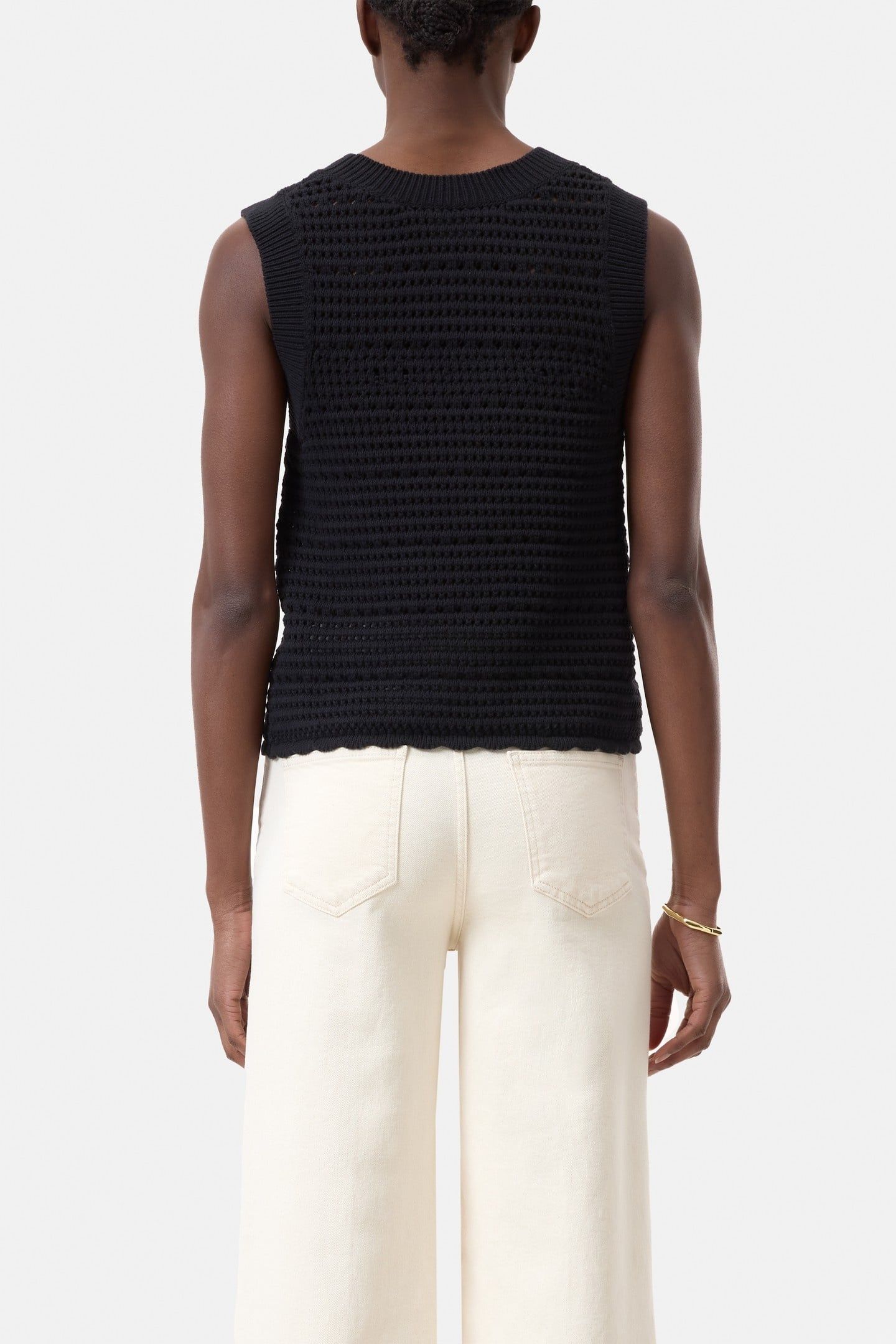 CROCHET TANK TOP BLACK 3