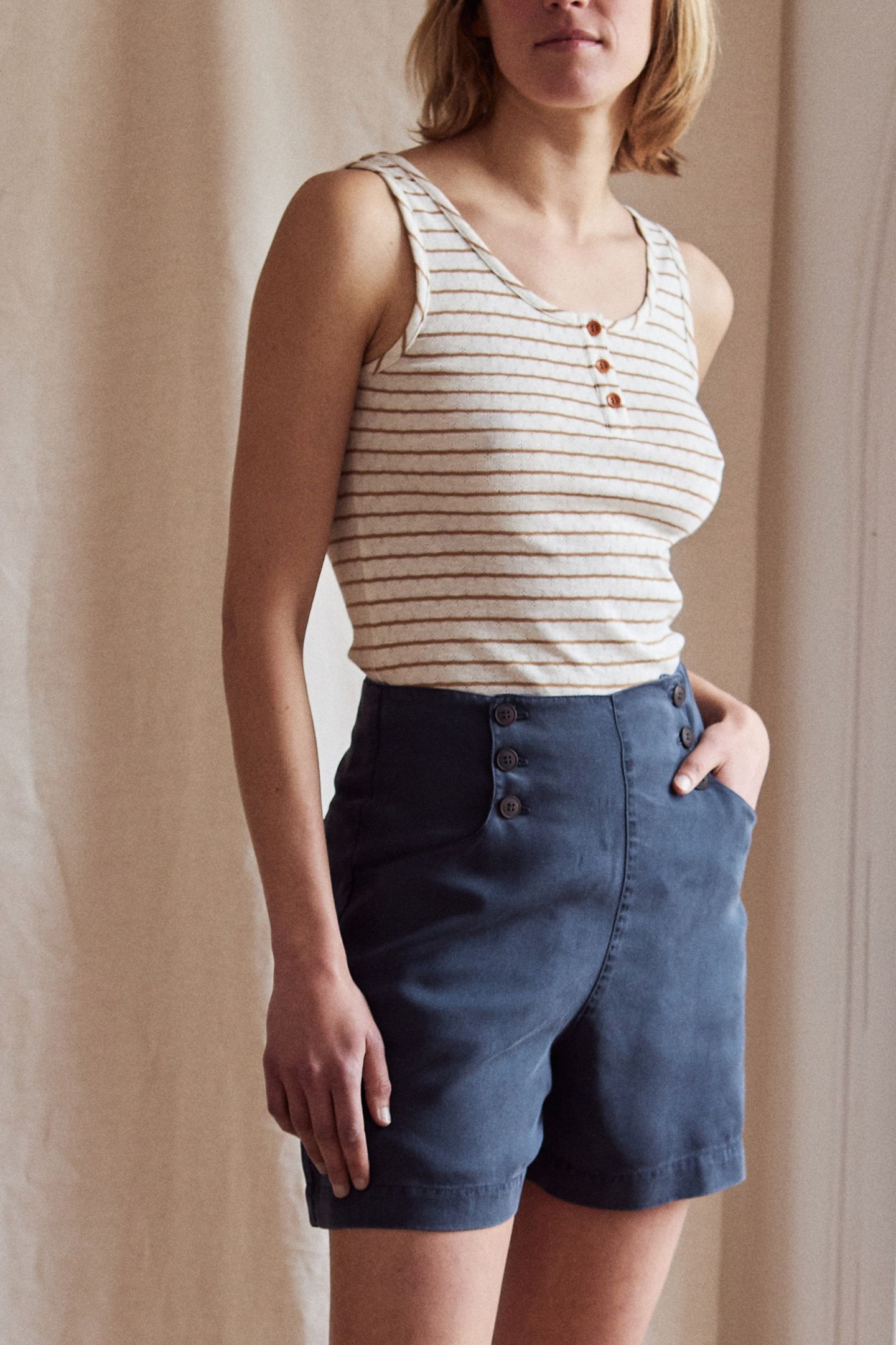 GRIFFITH SHORTS NAVY 1
