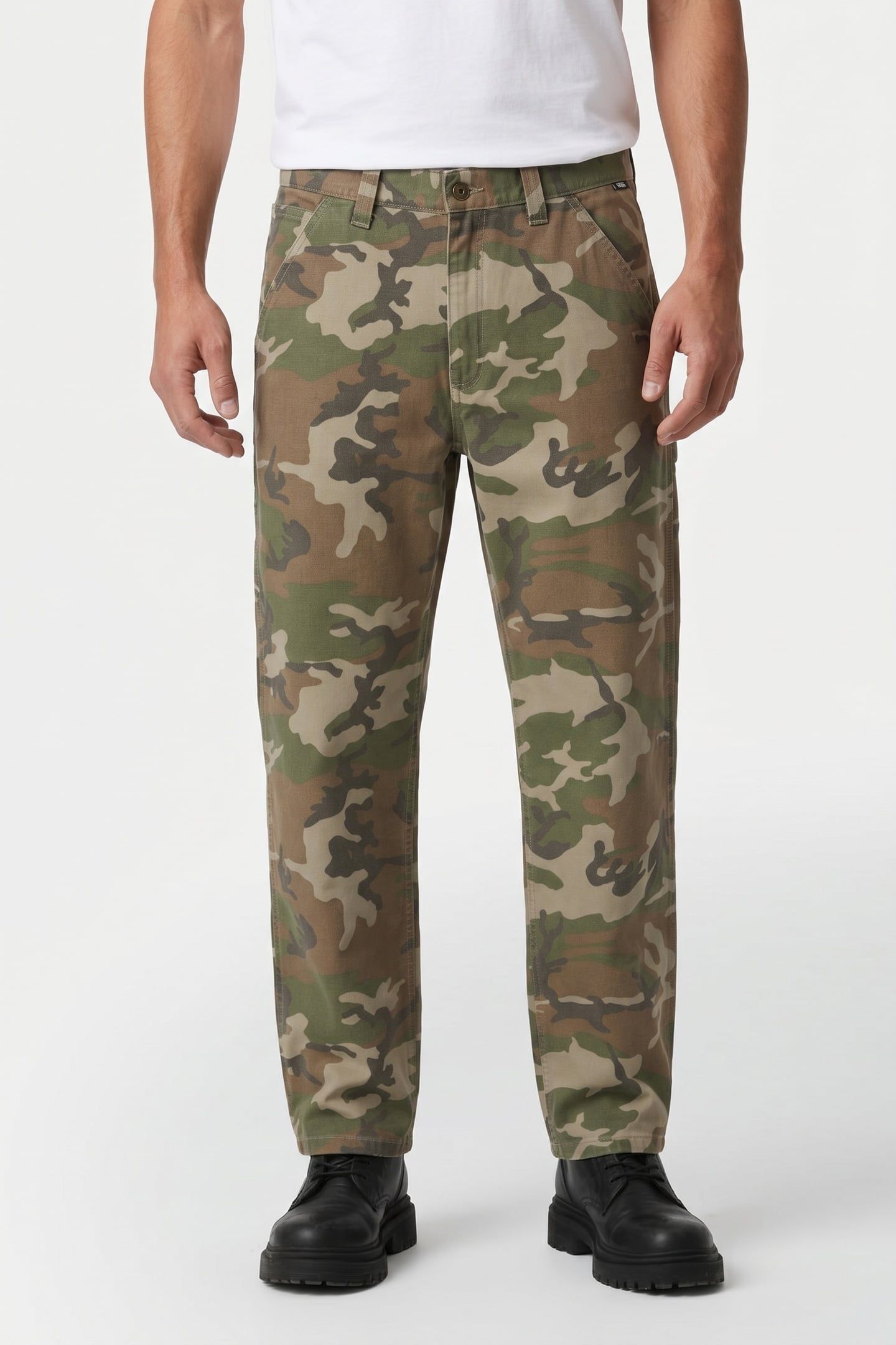 DRILL CHORE CARPENTER LOOSE CAMO PANT VINTAGE CAMO 1