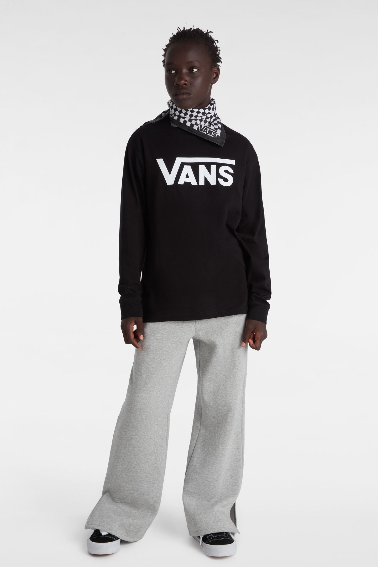 UNISEX CLASSIC LONGSLEEVE BLACK/WHITE 6
