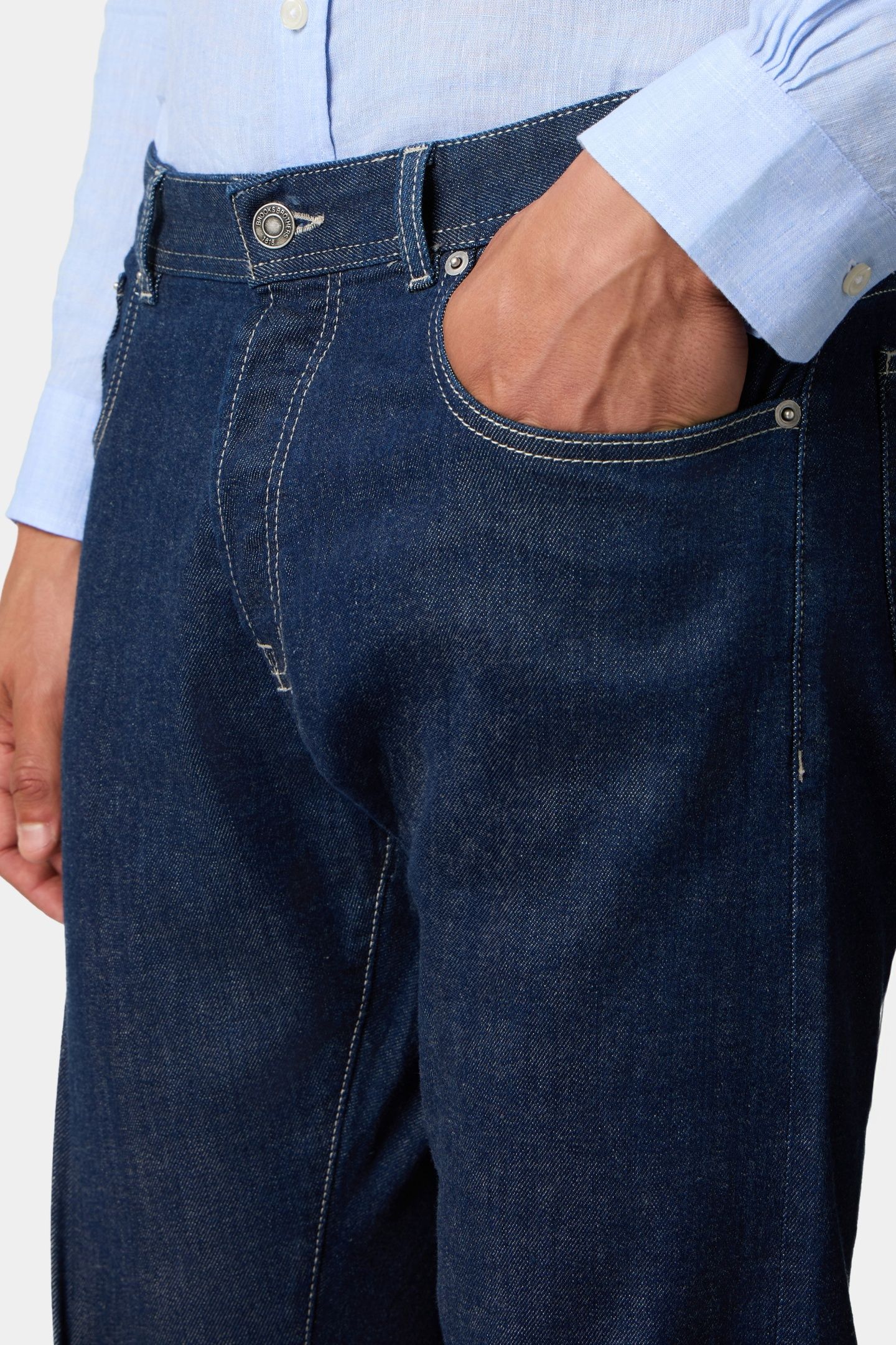 SELVEDGE DENIM 5-POCKET PANT DENIM BLUE 5