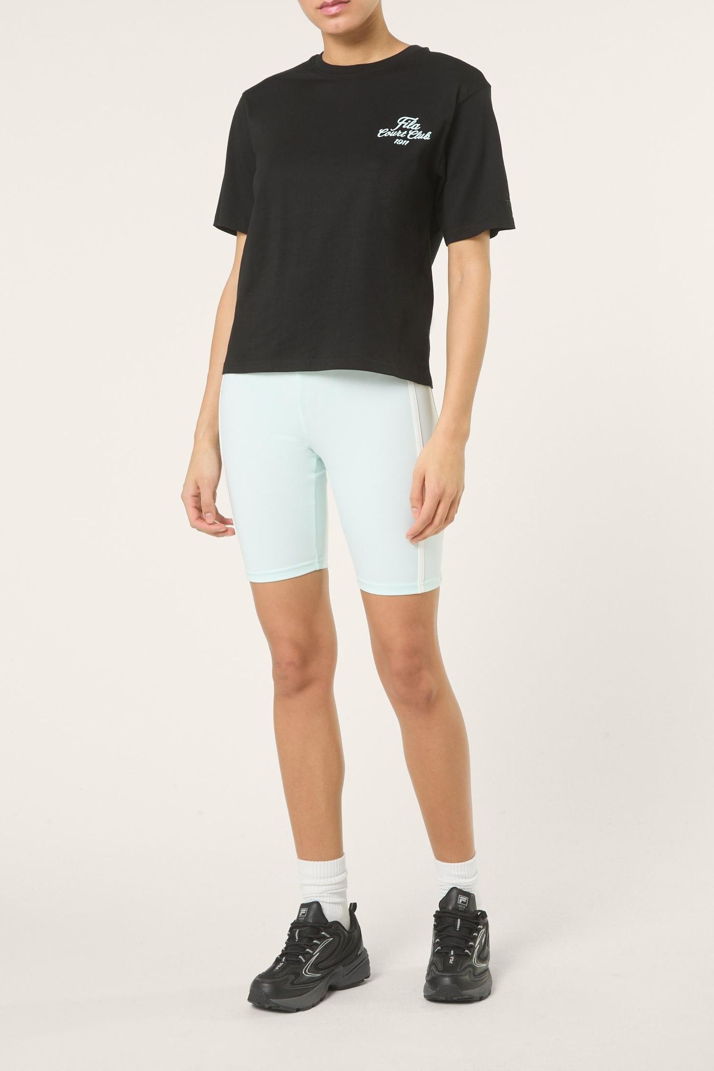 CONFINI SLIM CONTRAST TAPE SHORTS SOOTHING SEA 1