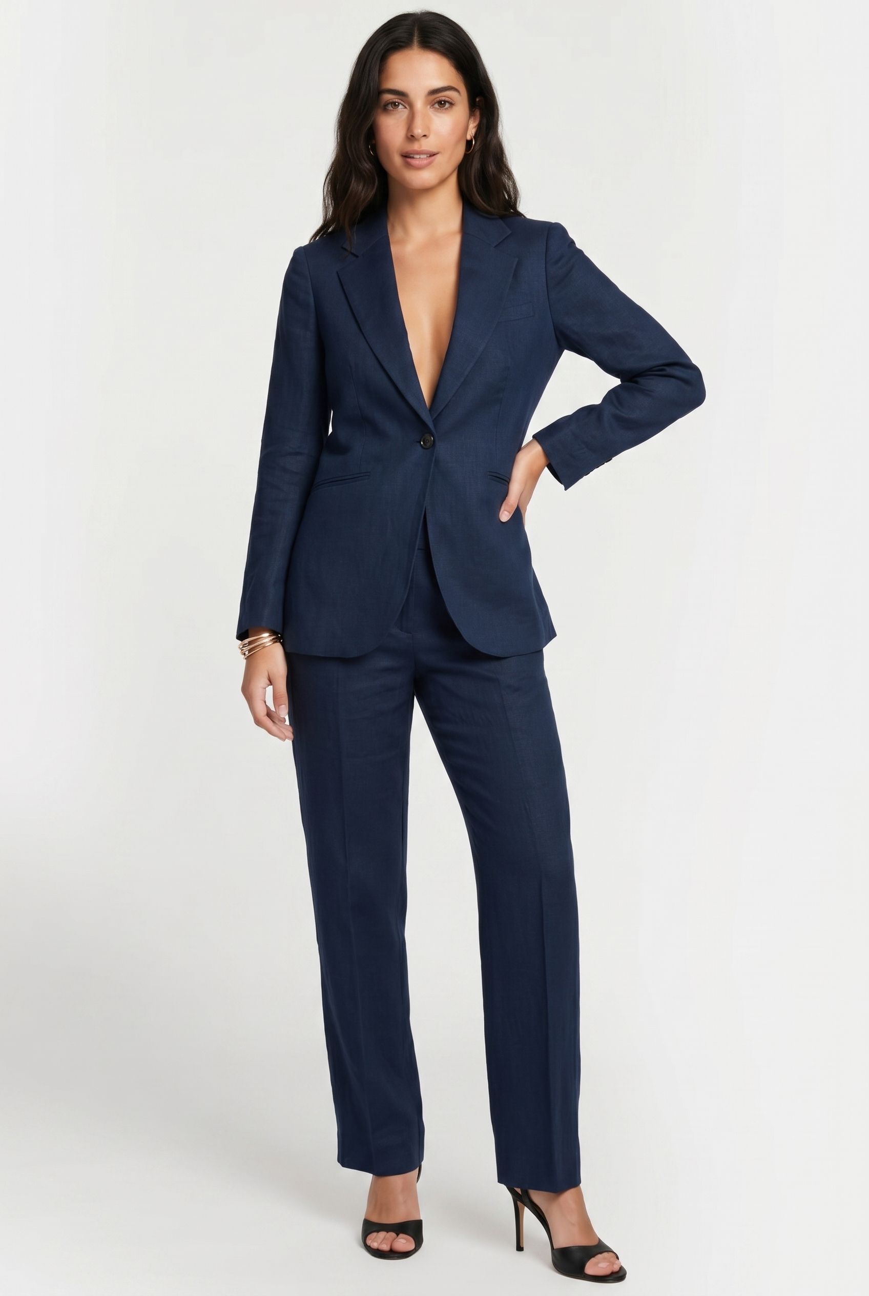 JACKET LINEN INDIGO 4
