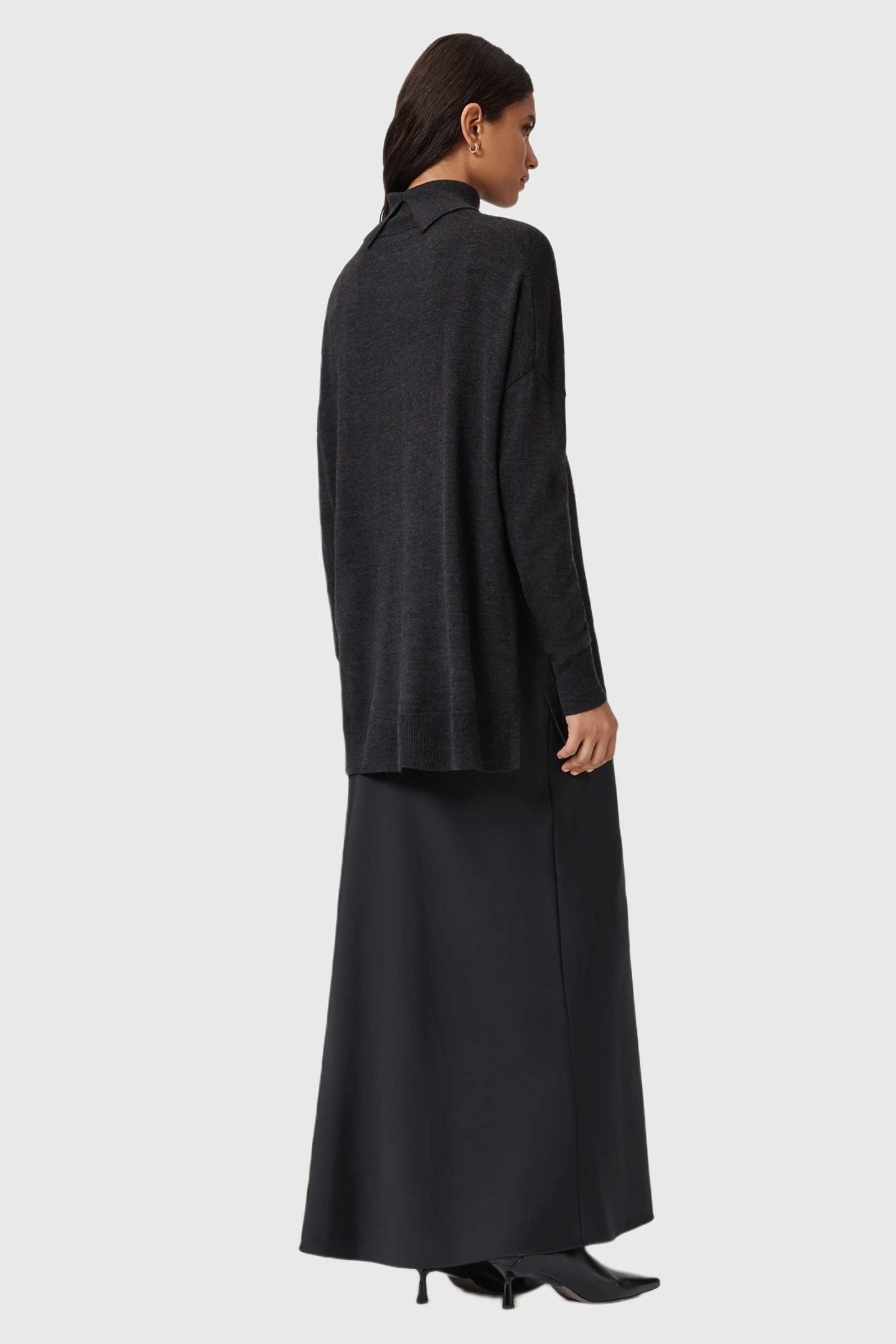 JUNO DRESS SHADOW BLACK 5