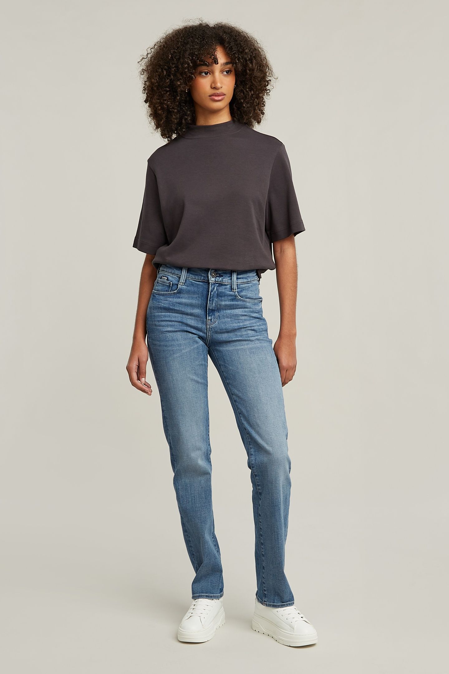 STRACE STRAIGHT JEANS LIGHT/PASTEL BLUE 4