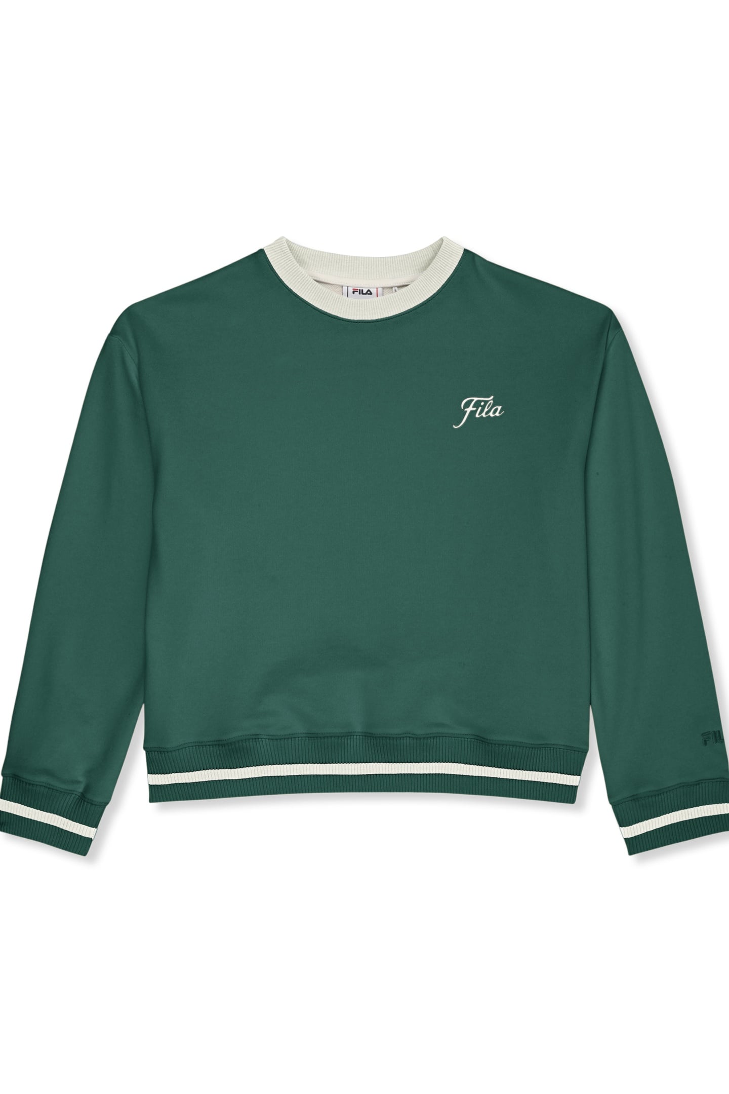MARLIA RELAXED GRAPHIC CREWNECK SWEATSHIRT POSY GREEN 1