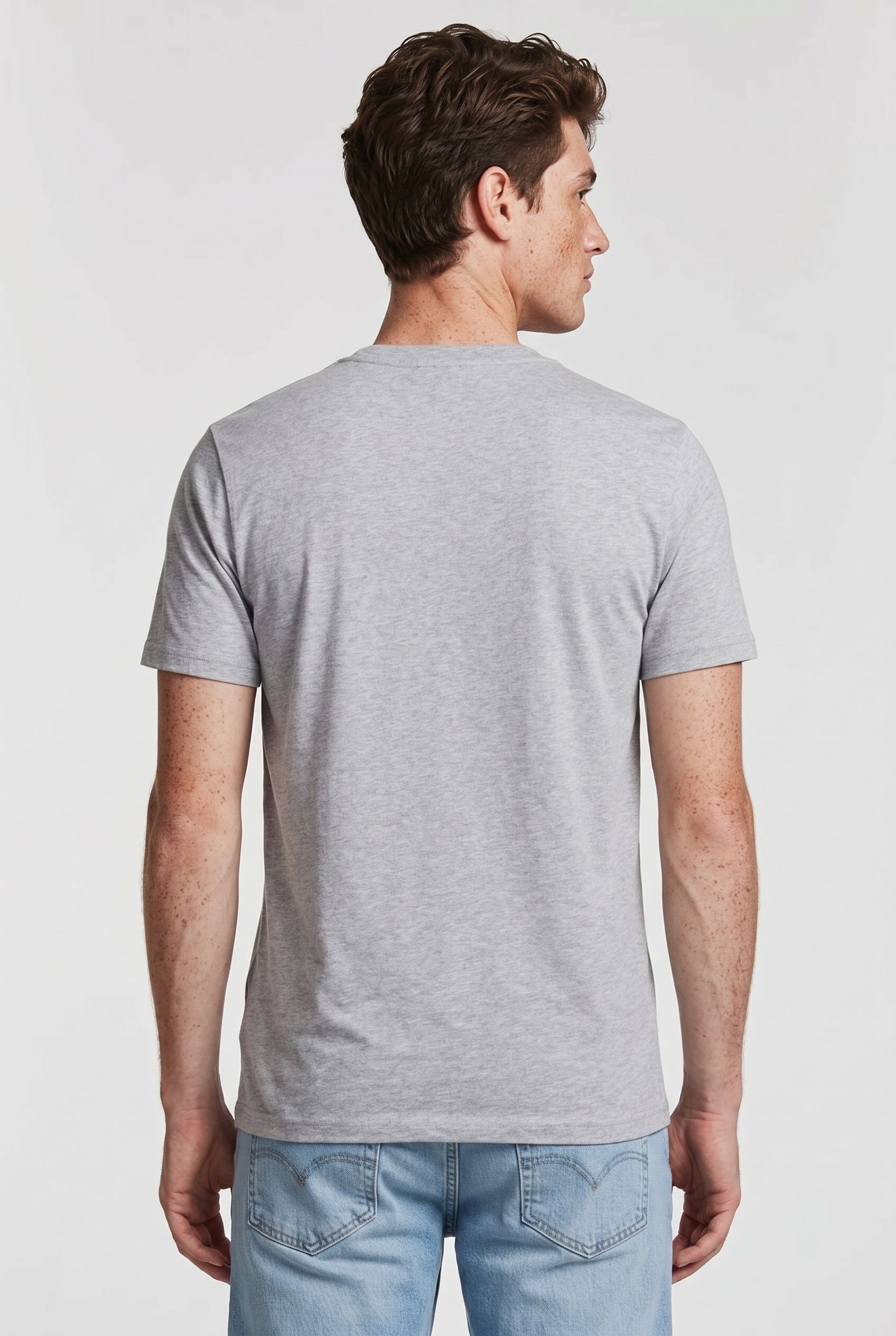 LSE SS CLASSIC HM TEE MID TONE GREY HEATHER 2
