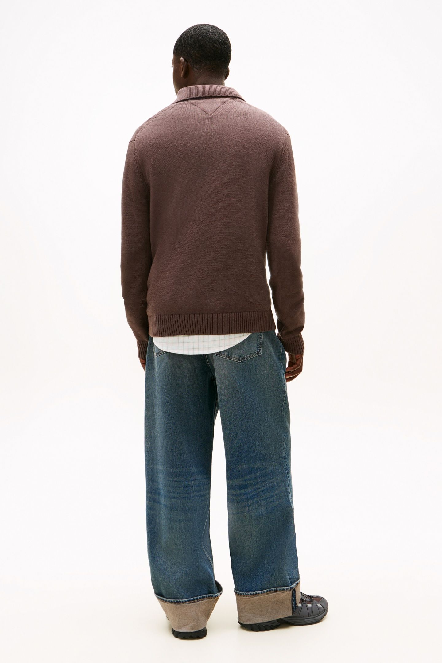 SLIM ESSENTIAL PULLOVER BLACK WALNUT 3