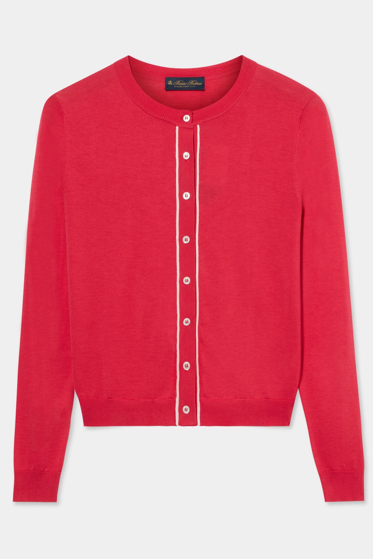 SILK BLEND CARDIGAN RED 3