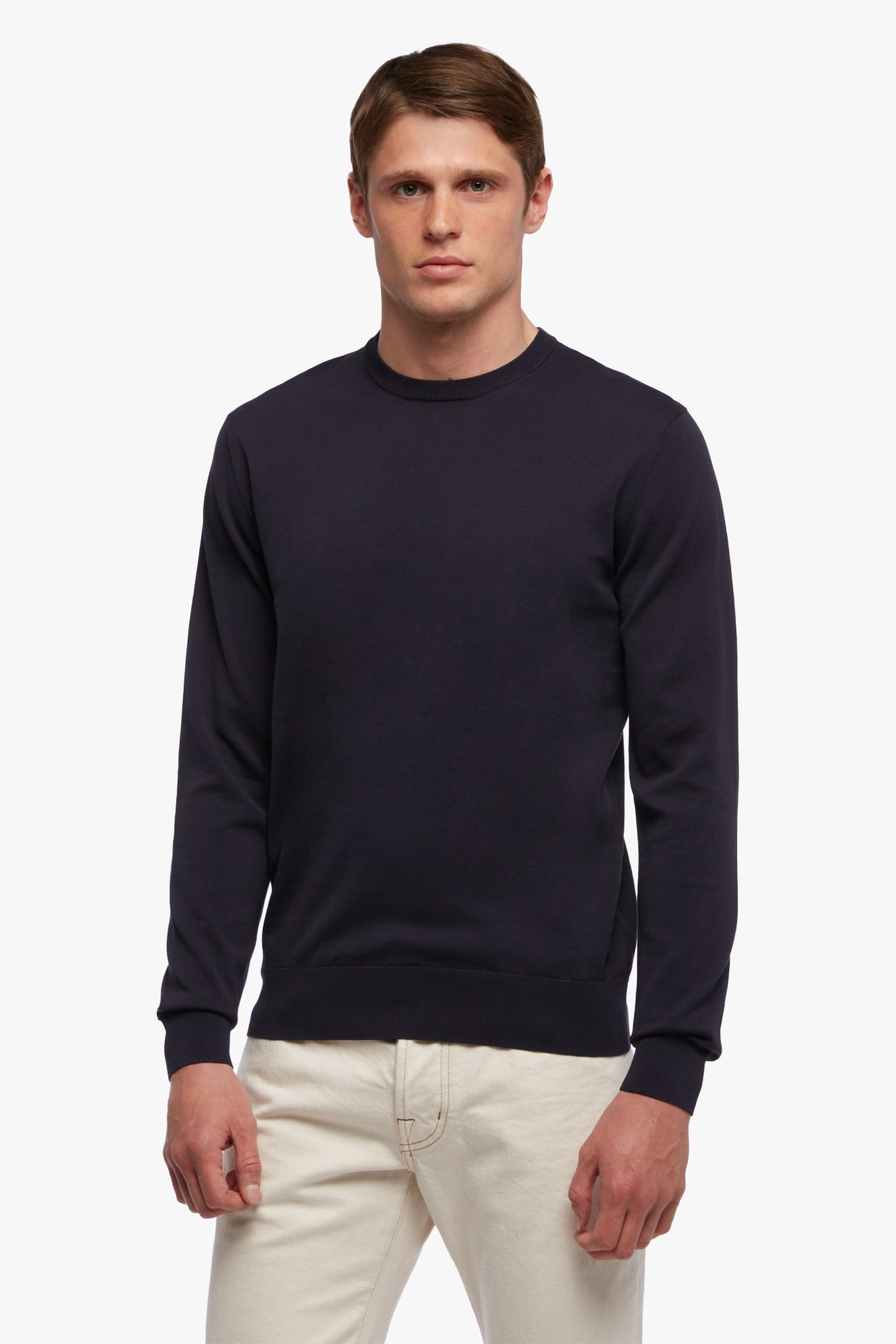 COTTON CREWNECK NAVY 1