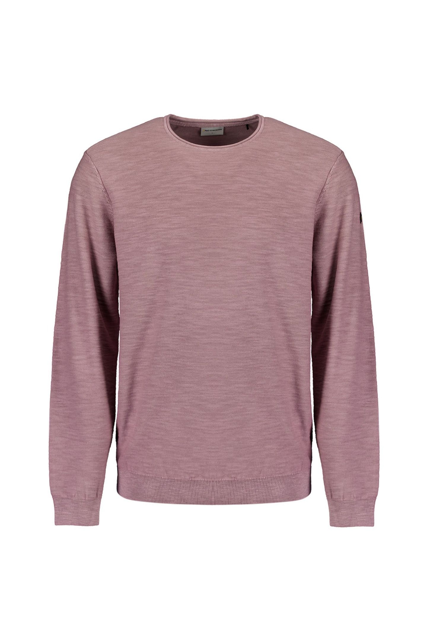 PULLOVER CREWNECK GARMENT DYED + STONE WASHED MAUVE 1