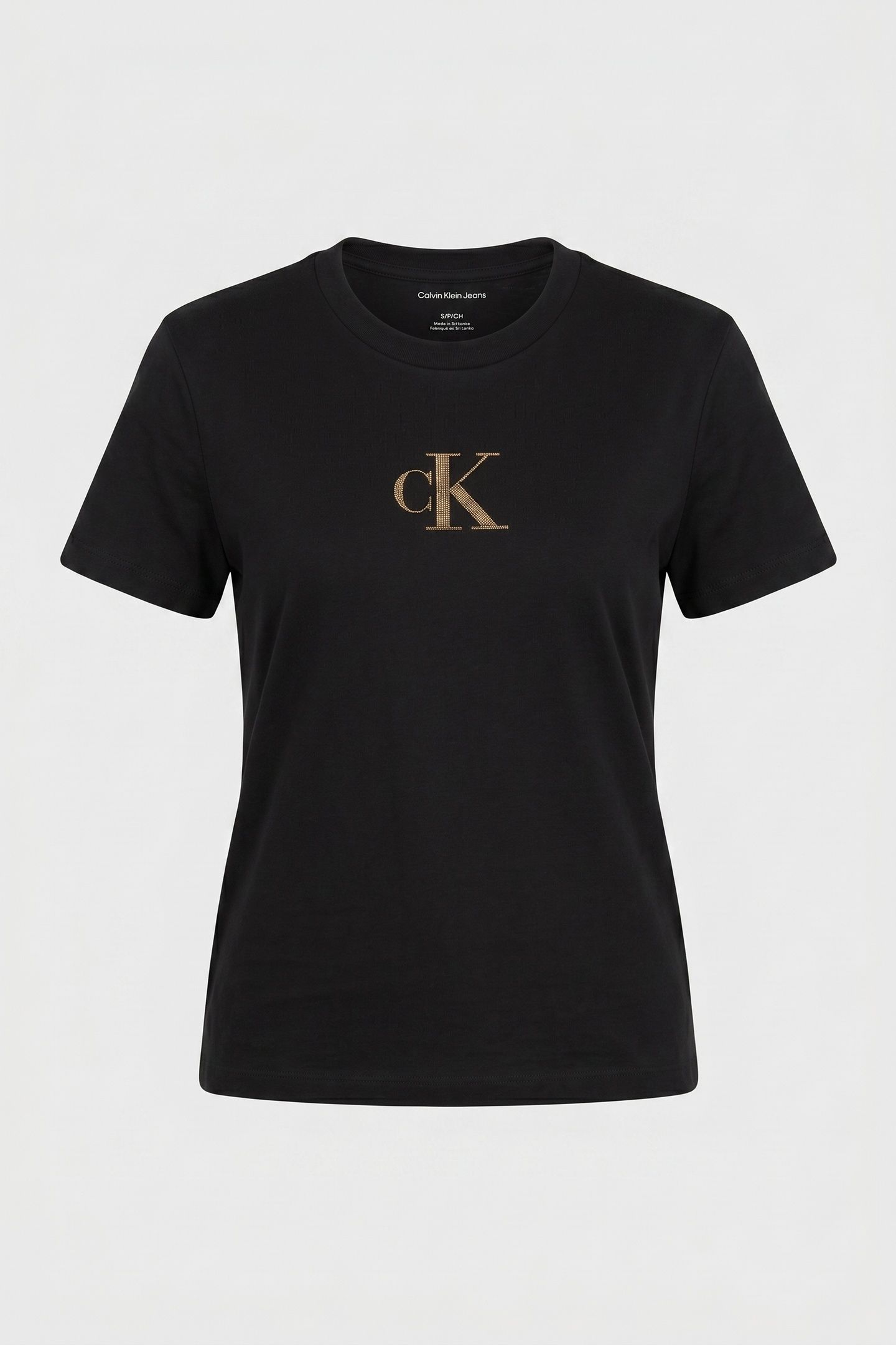 SS CLASSIC FOIL CK TEE KHN 001 BLACK/COMBO 3