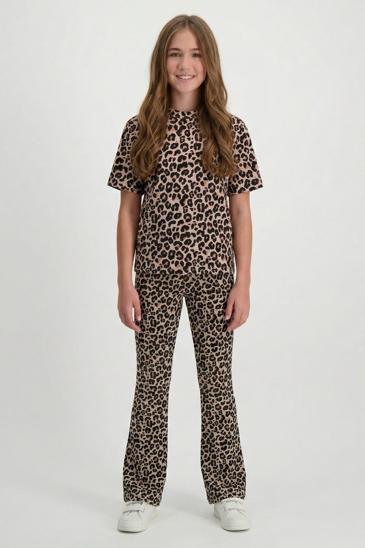 GIRLS LYRIC TS LEOPARD BROWN 1
