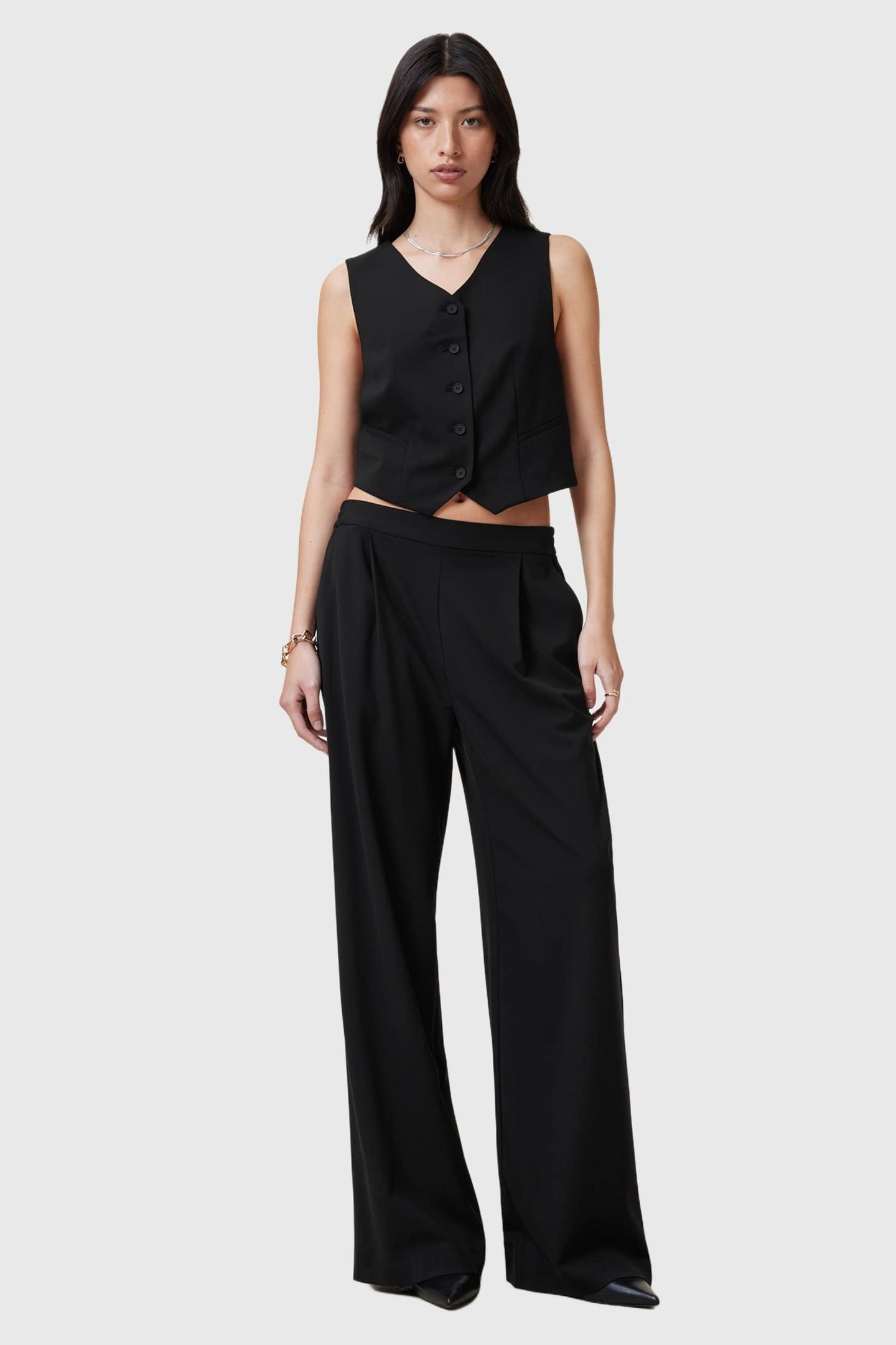 ALEIDA TRI WAISTCOAT BLACK 2