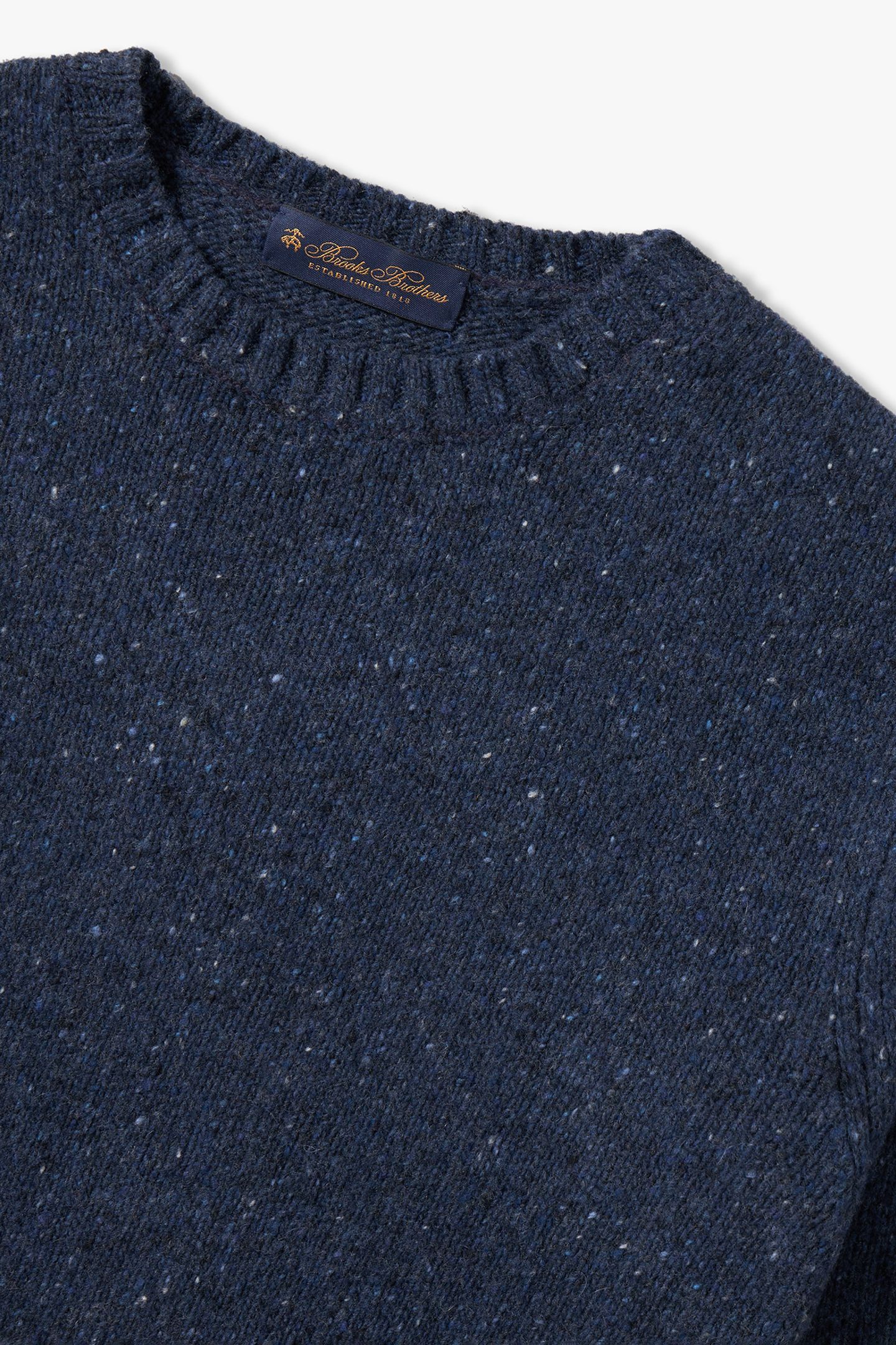 WOOL CREWNECK SWEATER NAVY 4