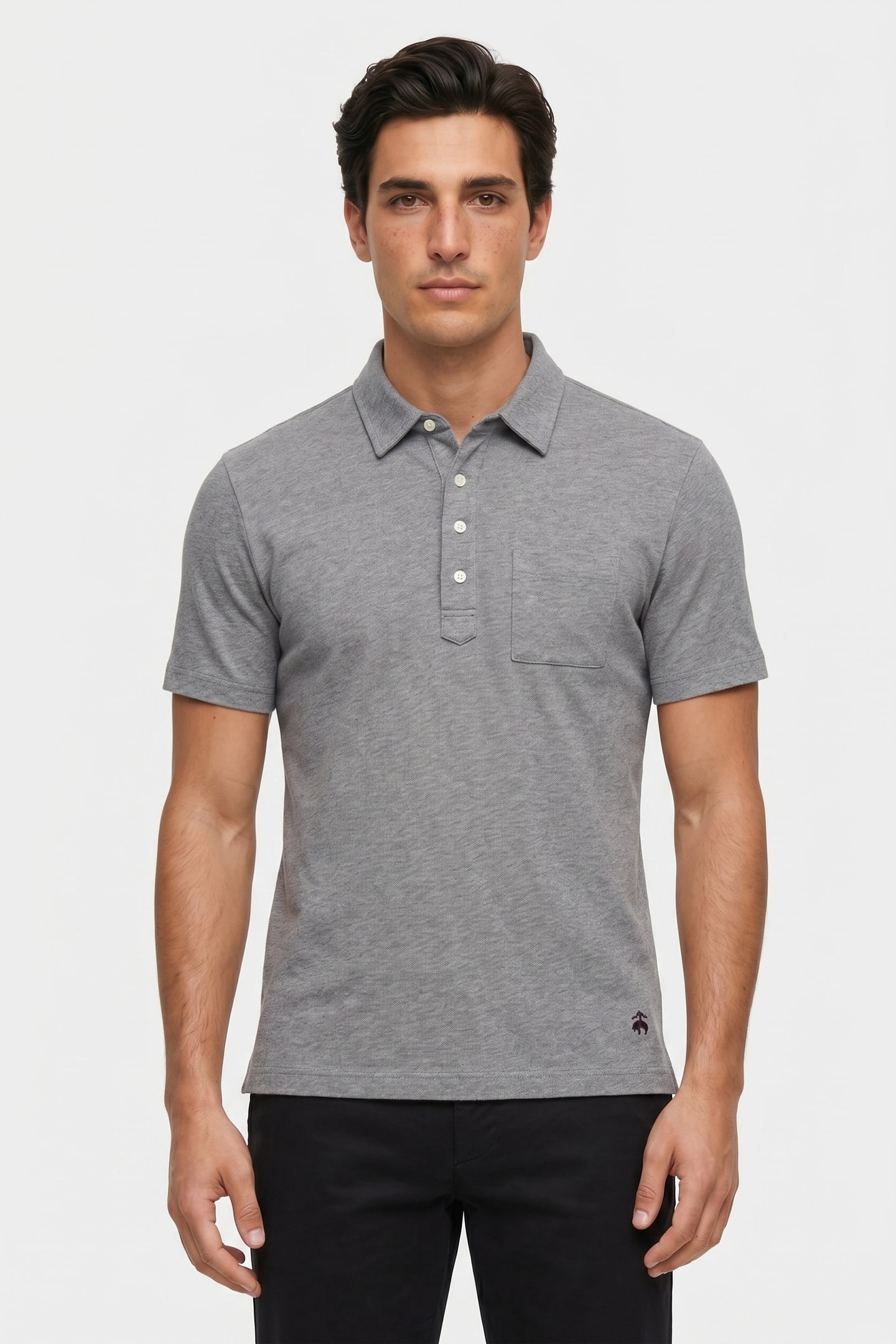 JERSEY POLO GREY 1