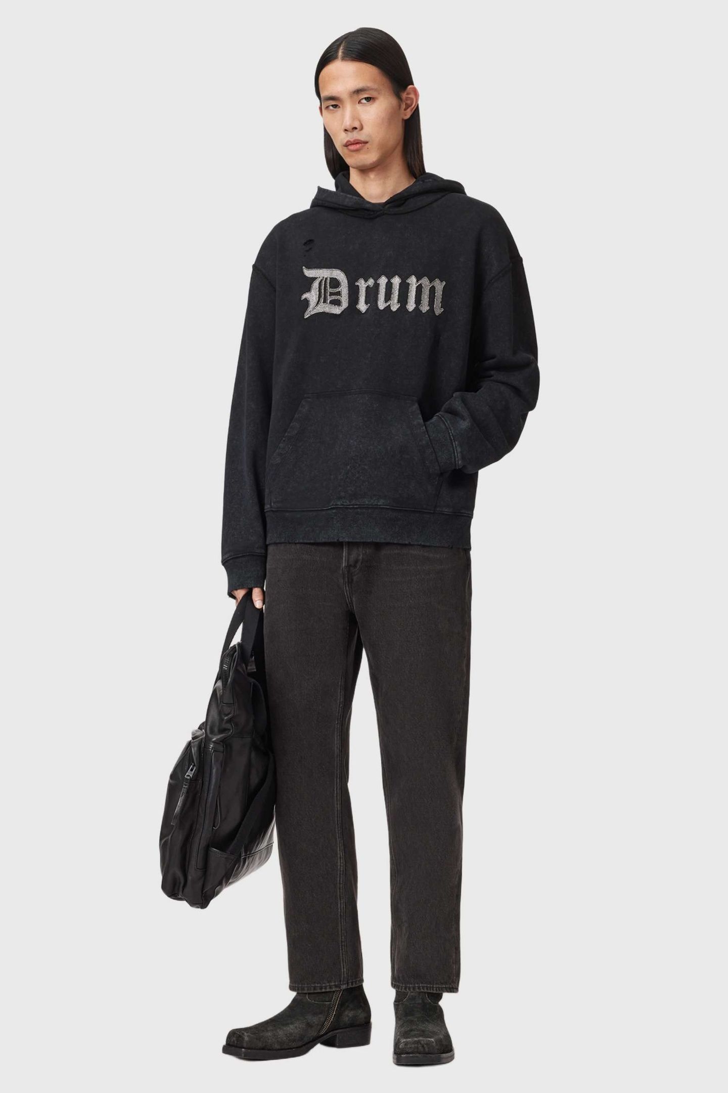 SNARE OTH HOODY WASHED BLACK 2