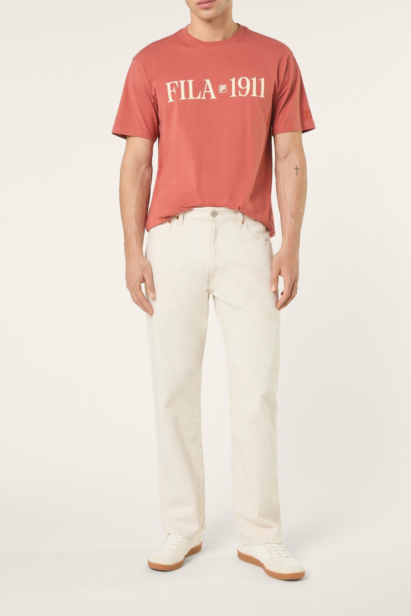 VINCI RELAXED GRAPHIC T-SHIRT ETRUSCAN RED 2