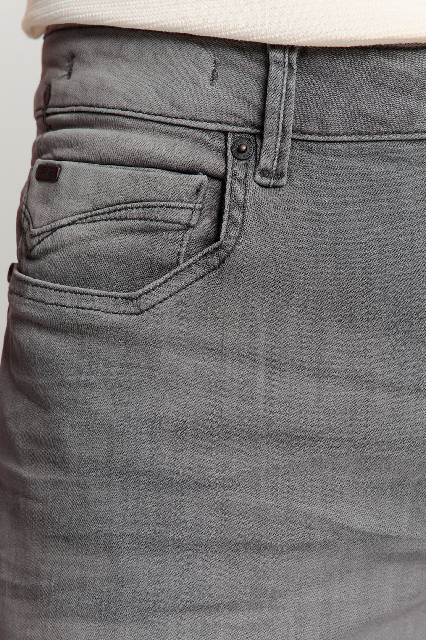 SHORT DENIM STRETCH GREY DENIM 7