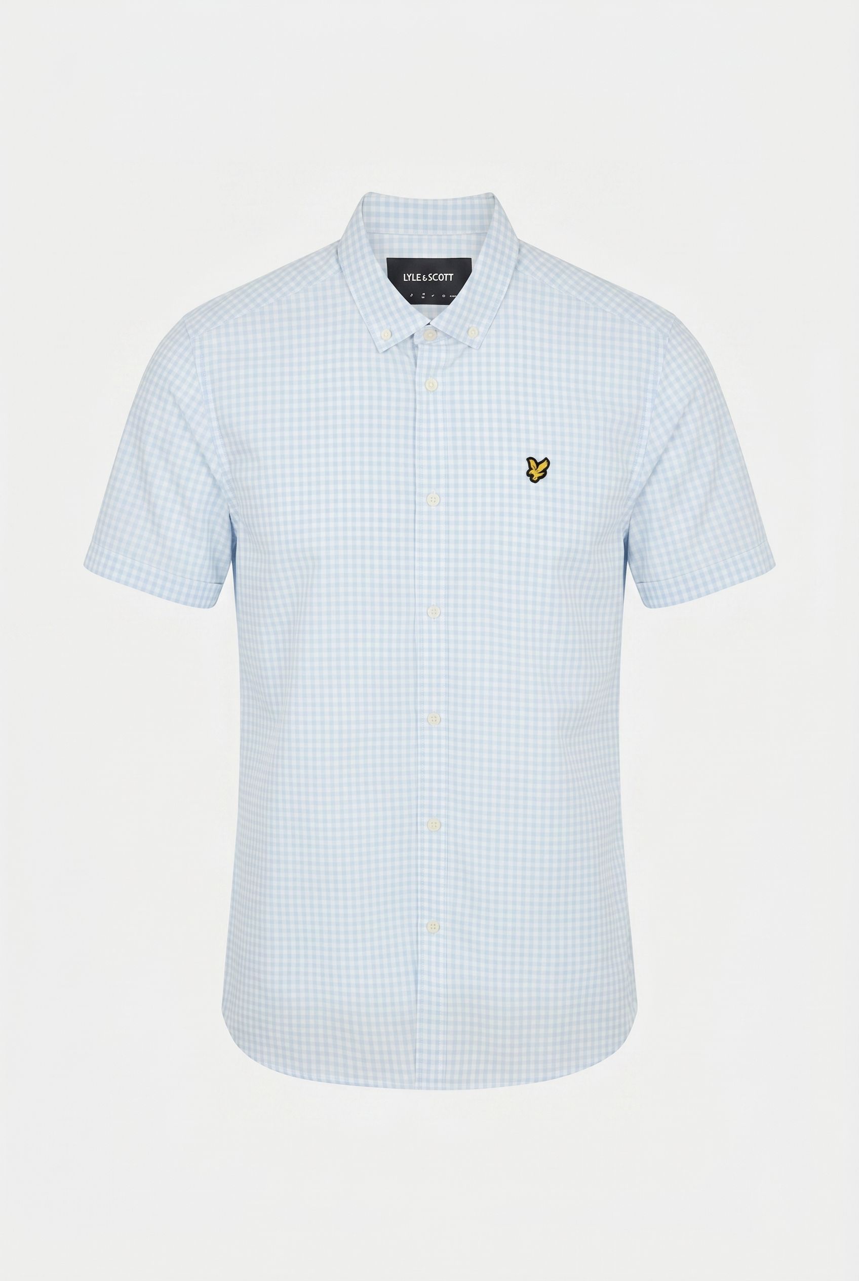 SS GINGHAM SHIRT DECK BLUE/ WHITE 3