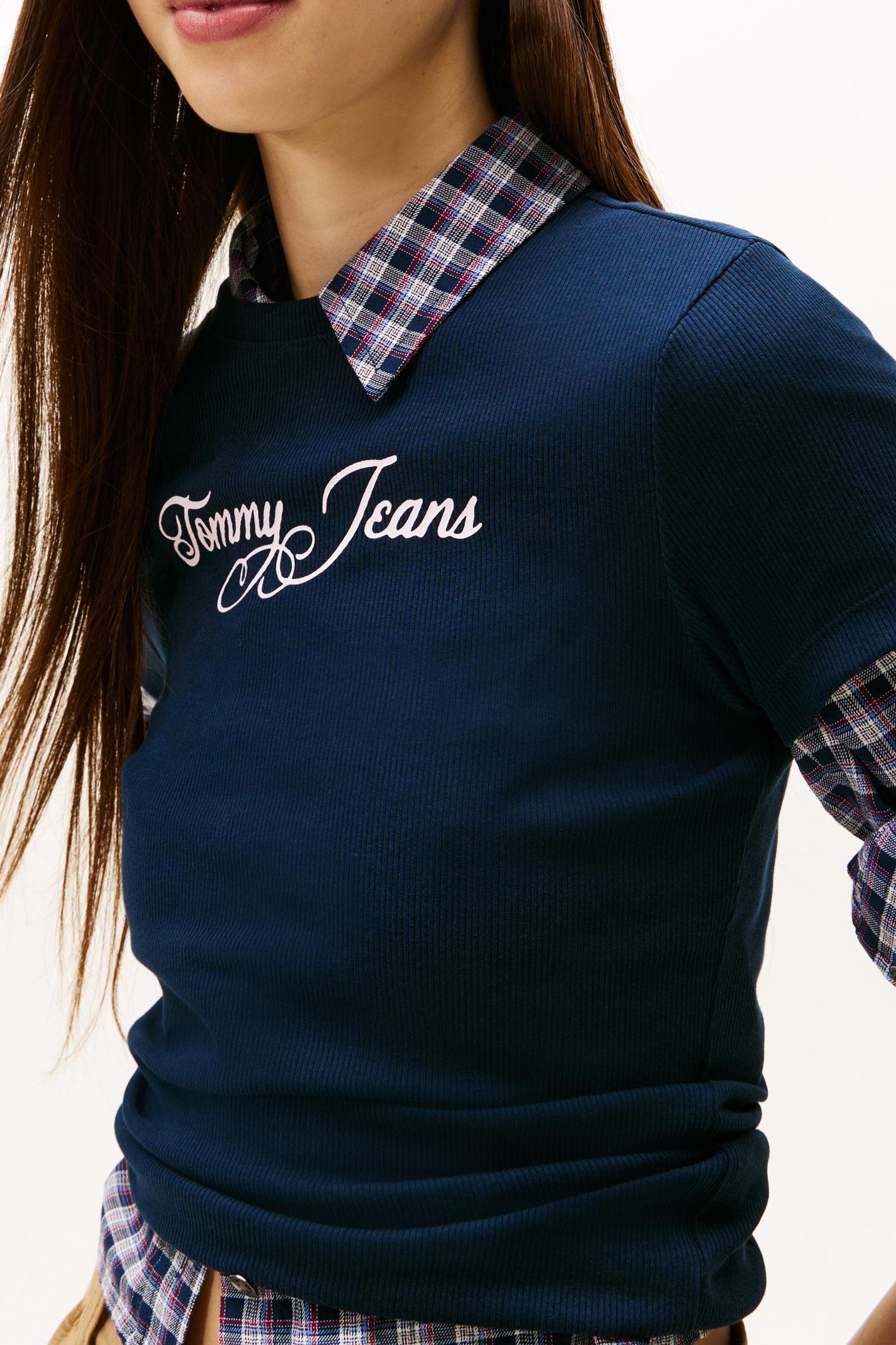 SLIM ESSENTIAL LOGO T-SHIRT DARK NIGHT NAVY 5