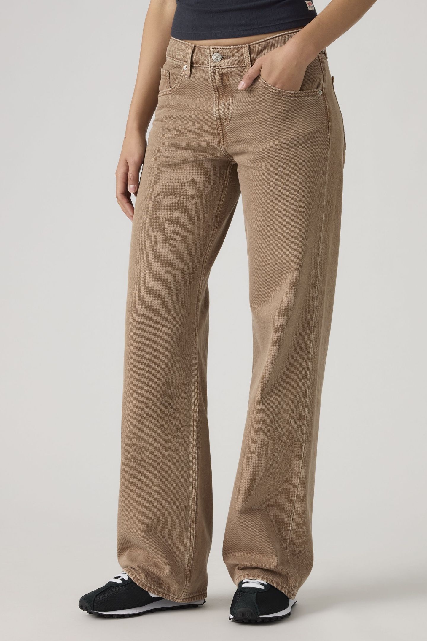 LOW LOOSE WASHED PINE JEANS 5