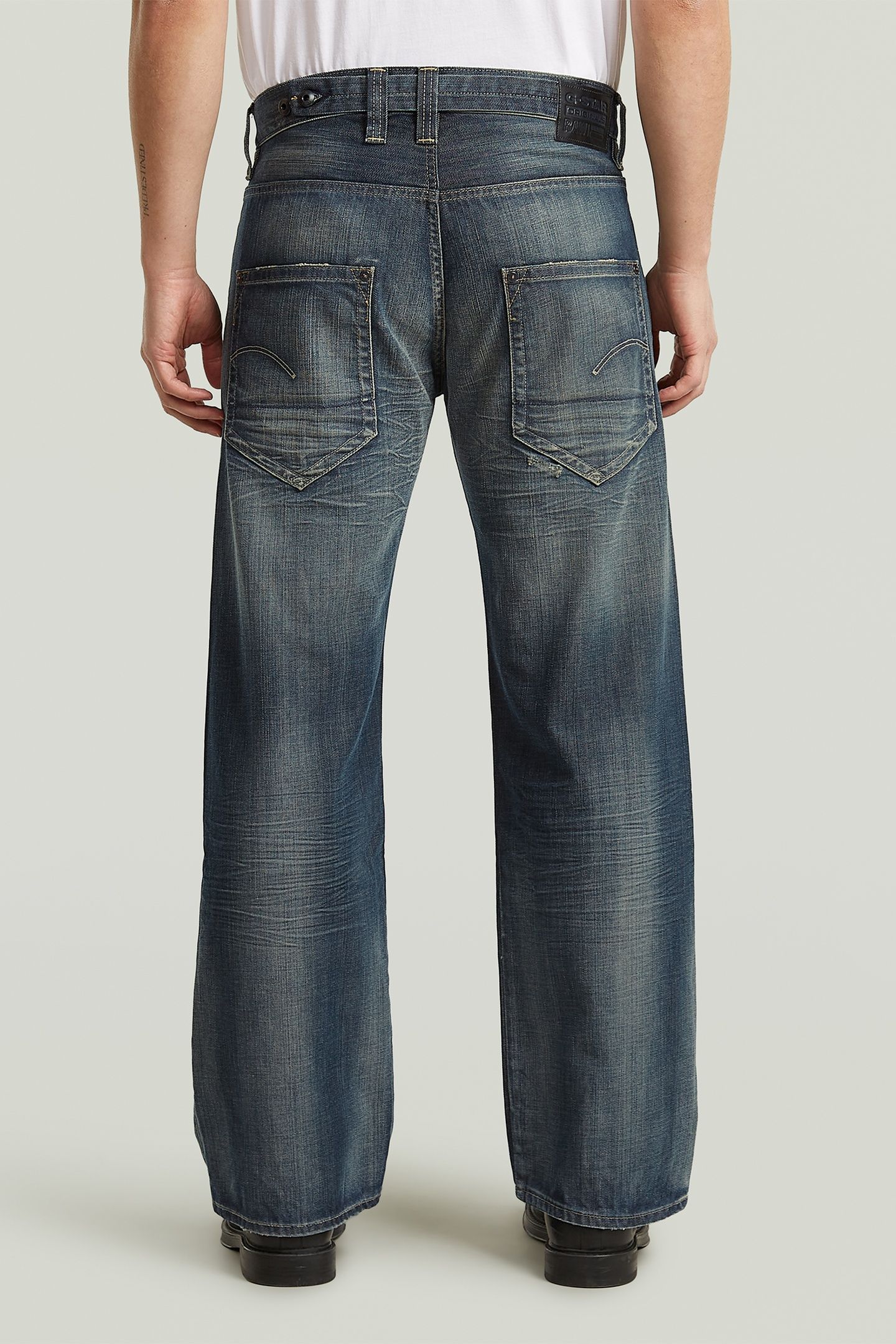 G-STAR RADAR LOW LOOSE JEANS MEDIUM BLUE 2