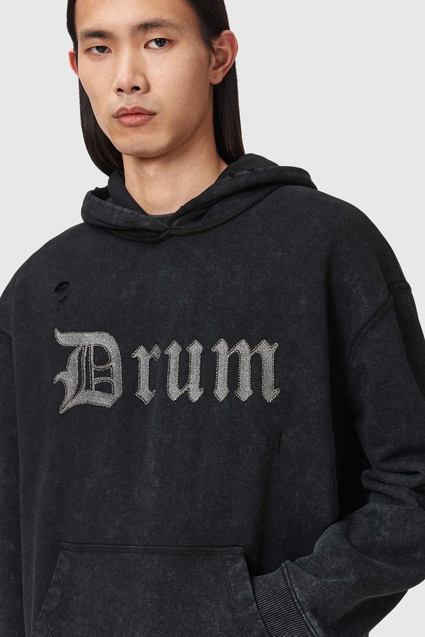 SNARE OTH HOODY WASHED BLACK 6