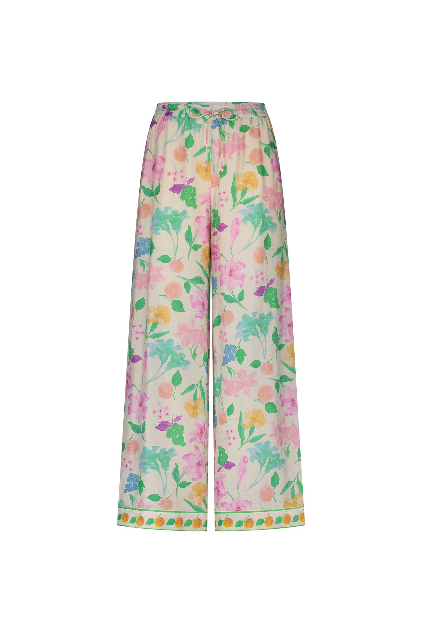 BRENT TROUSERS WARM WHITE/GREEN GLO 3