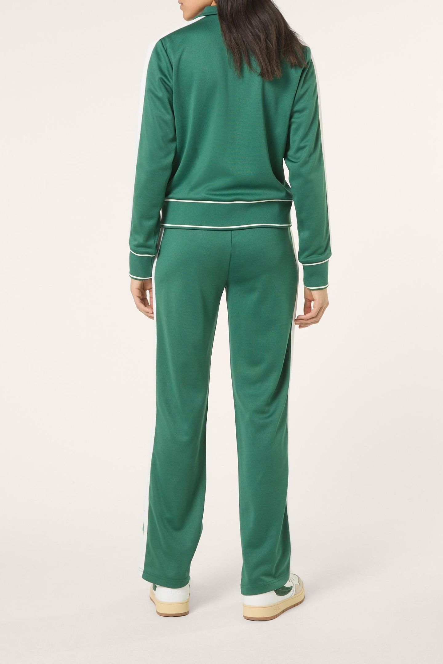 SAGANO STRAIGHT TAPED TRACK PANTS POSY GREEN 3